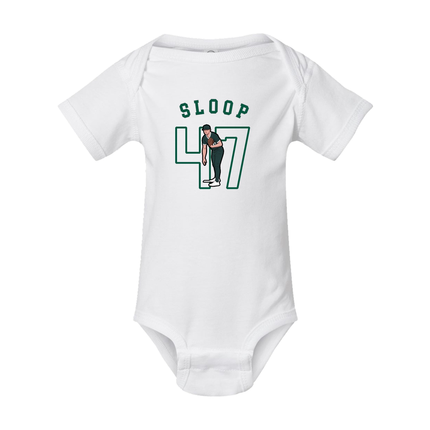 Baby Onesie — Shirsey Arch in White