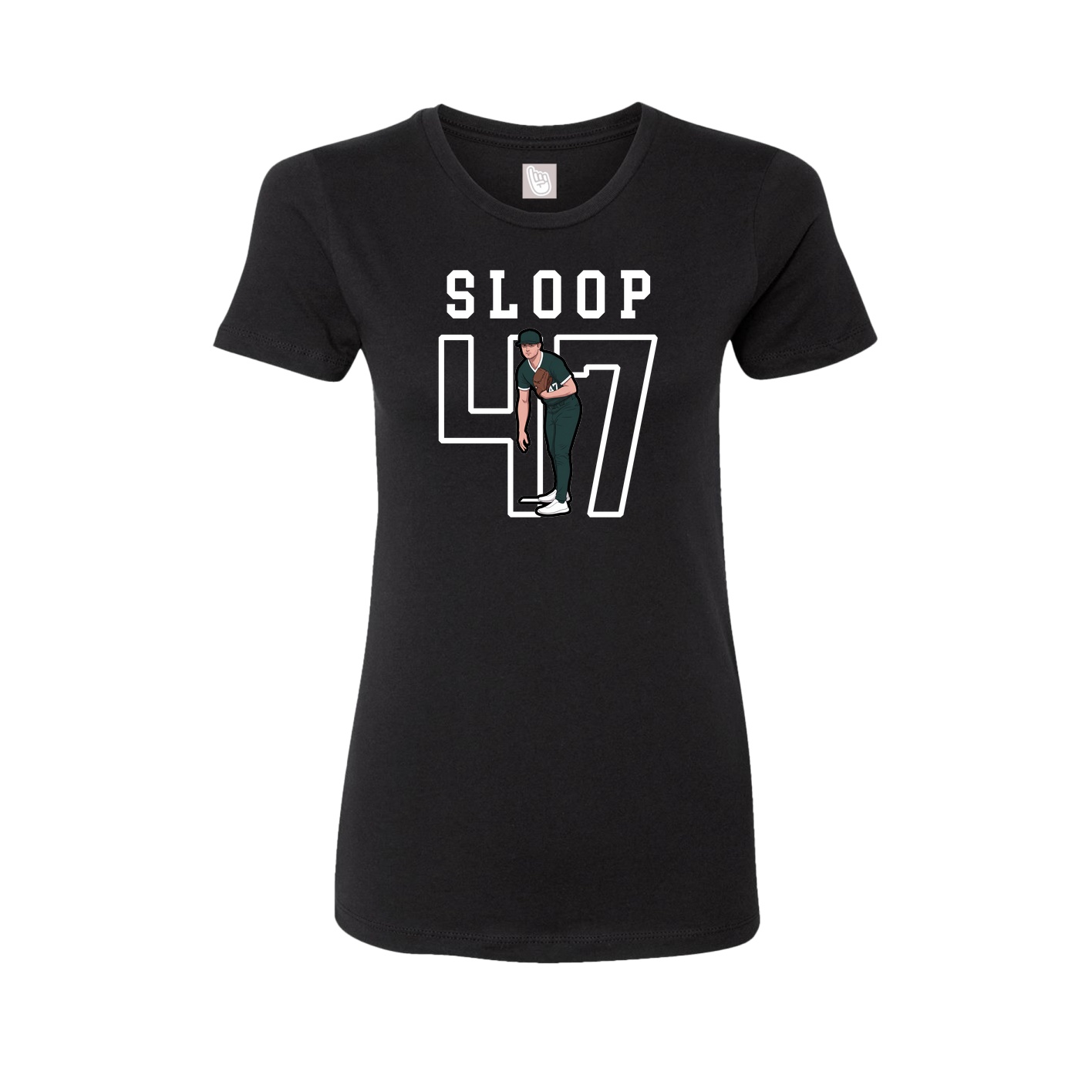Fitted Women's Tee — Shirsey in Black