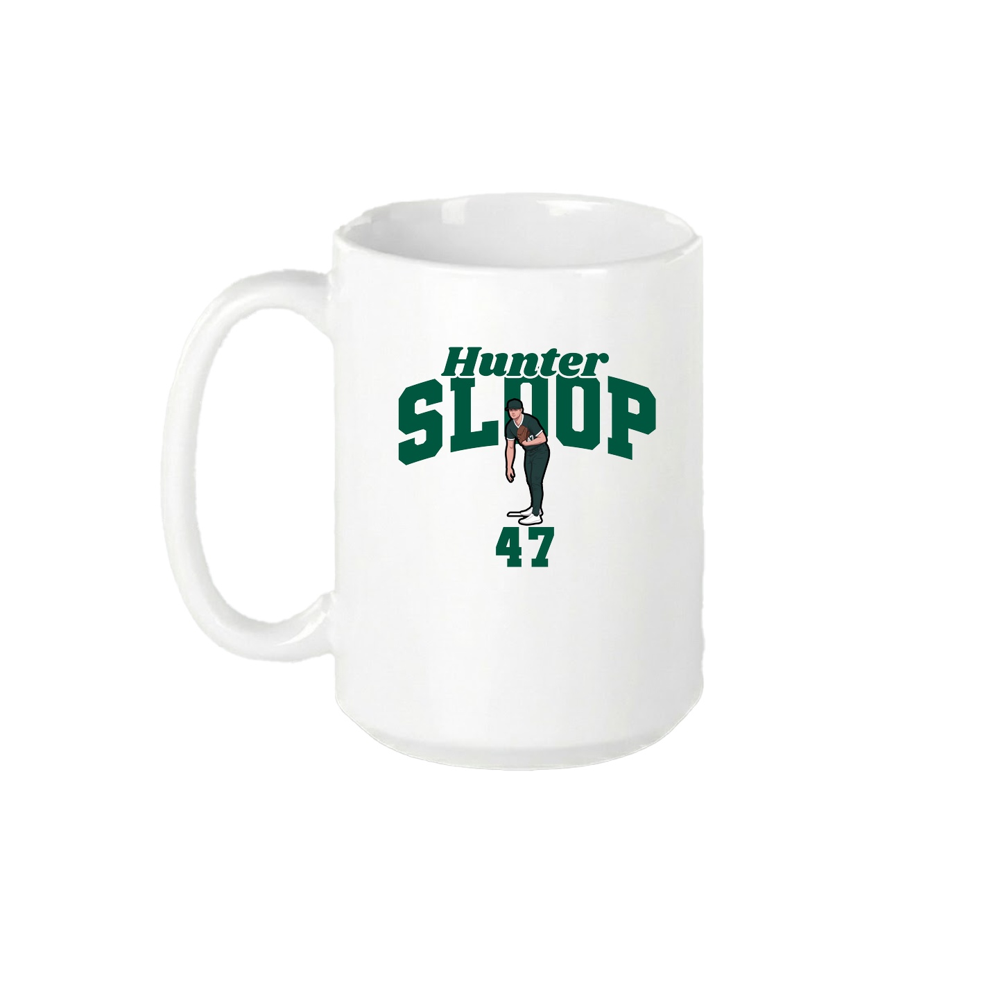 15oz Coffee Mug — Signature Arch in White