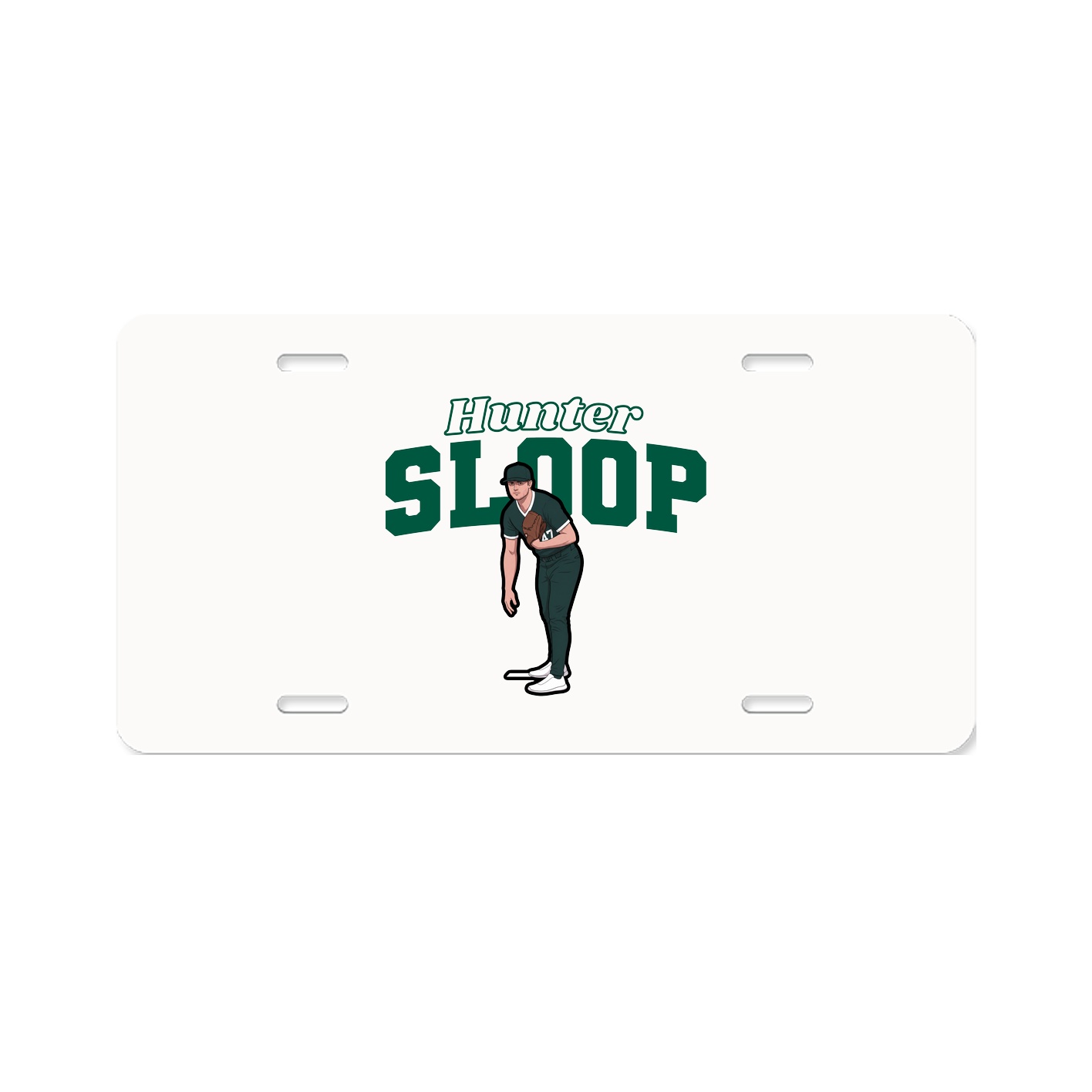License Plate — Name Arch in Classic
