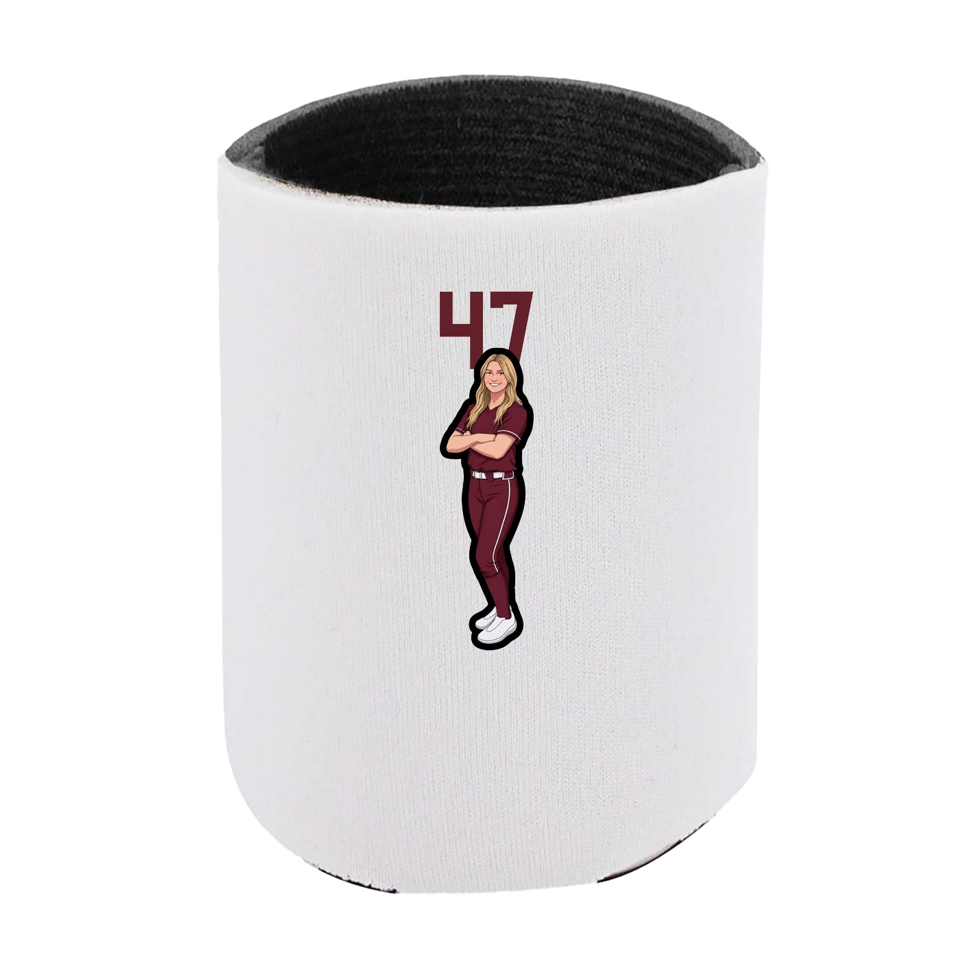 Can Holder — Number Top in White