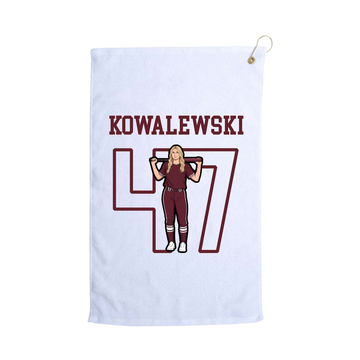 Golf Towel — Shirsey in White