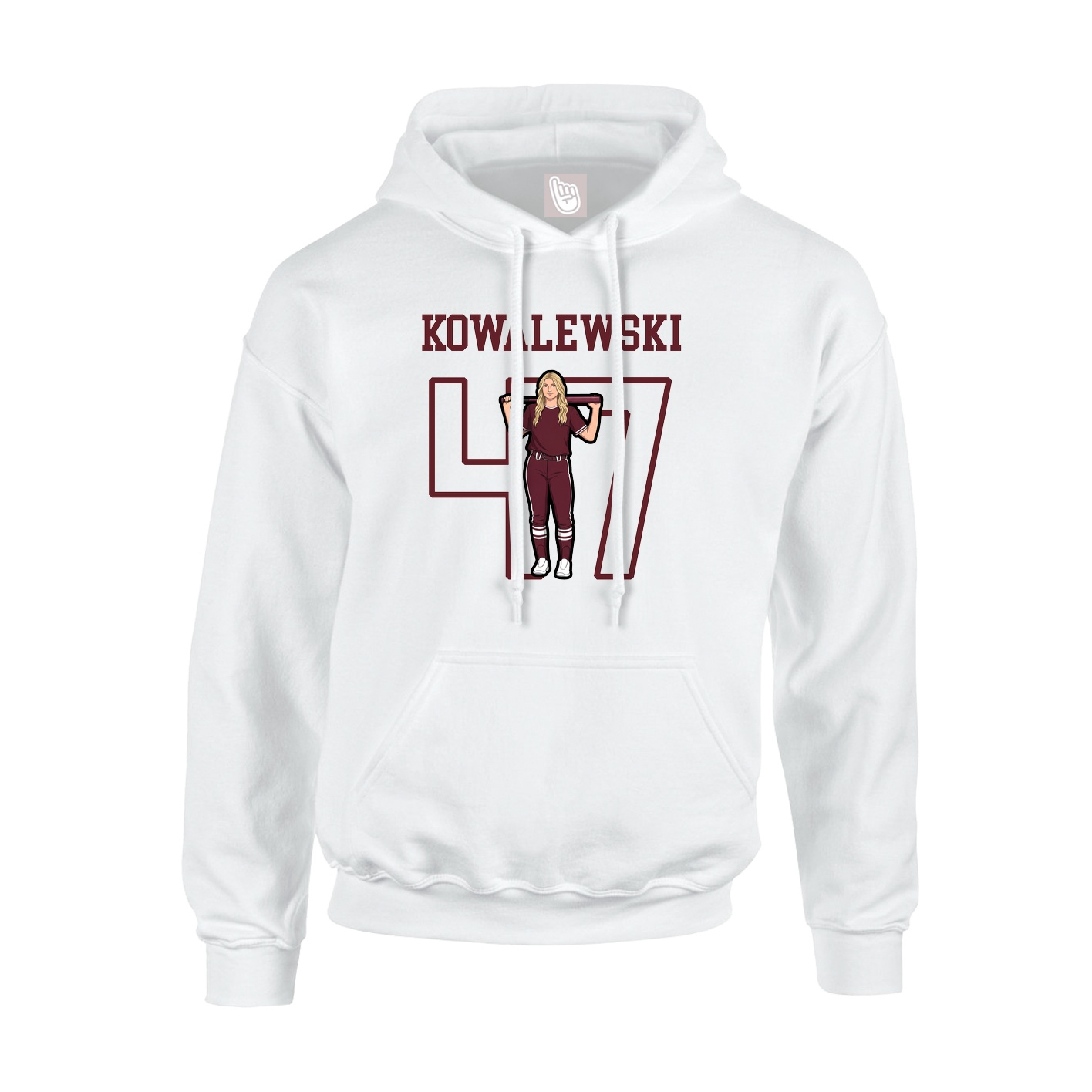 Youth Hoodie — Shirsey in White