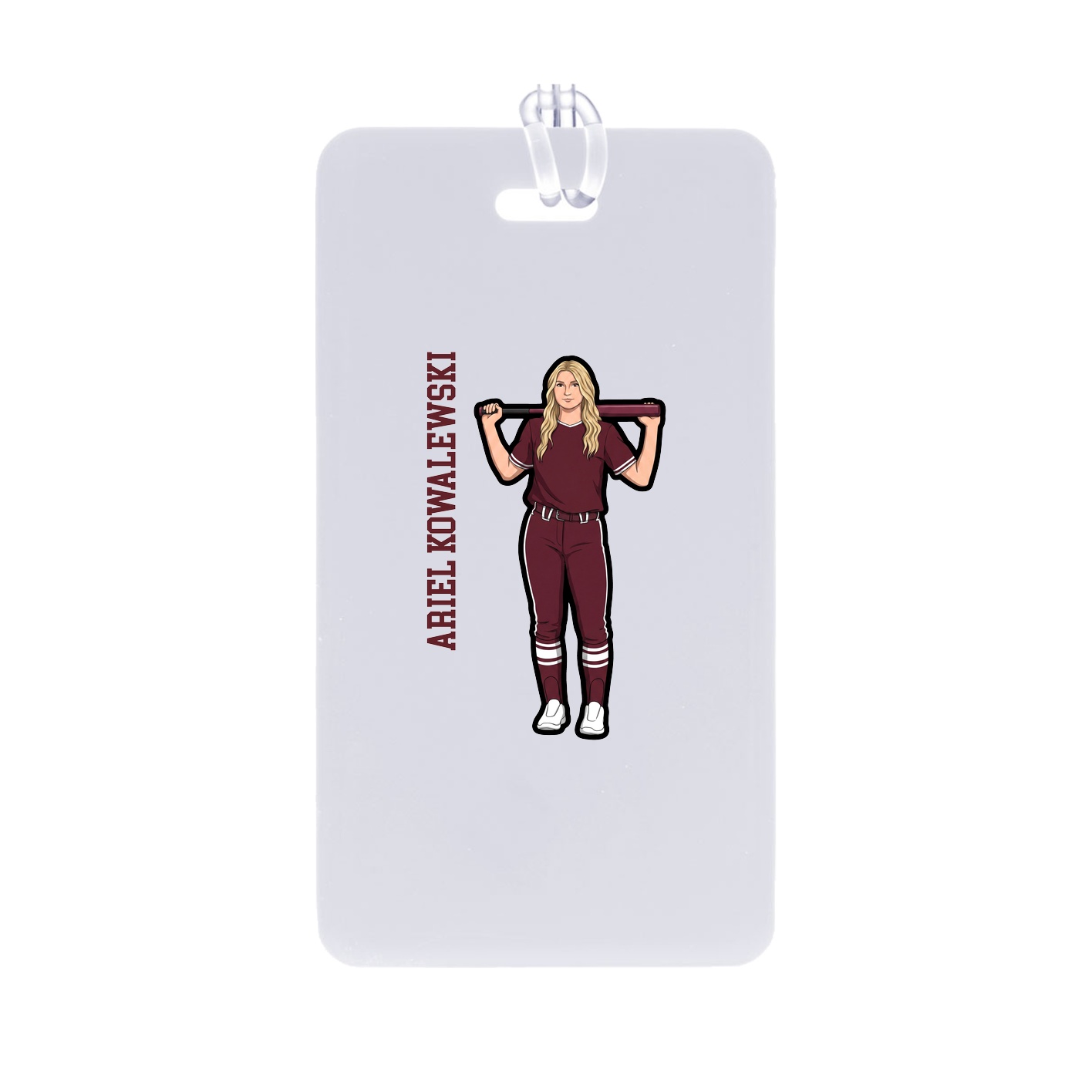Bag Tag — Name Vertical in Classic