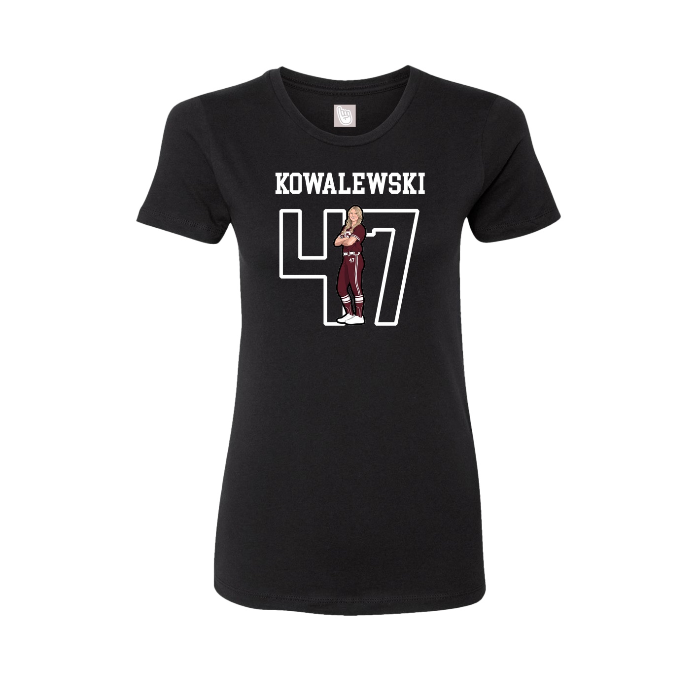 Fitted Women's Tee — Shirsey in Black