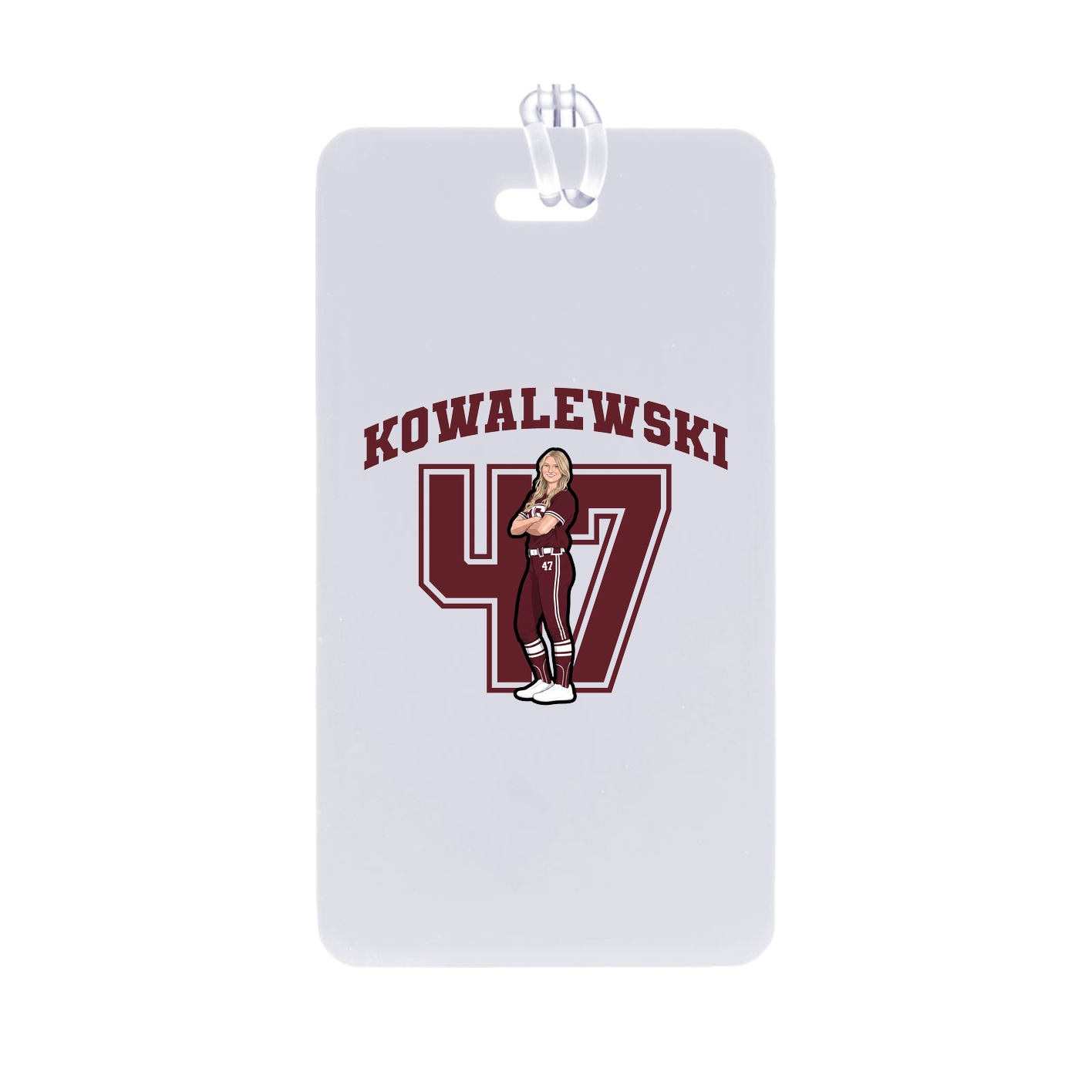 Bag Tag — Number in Classic