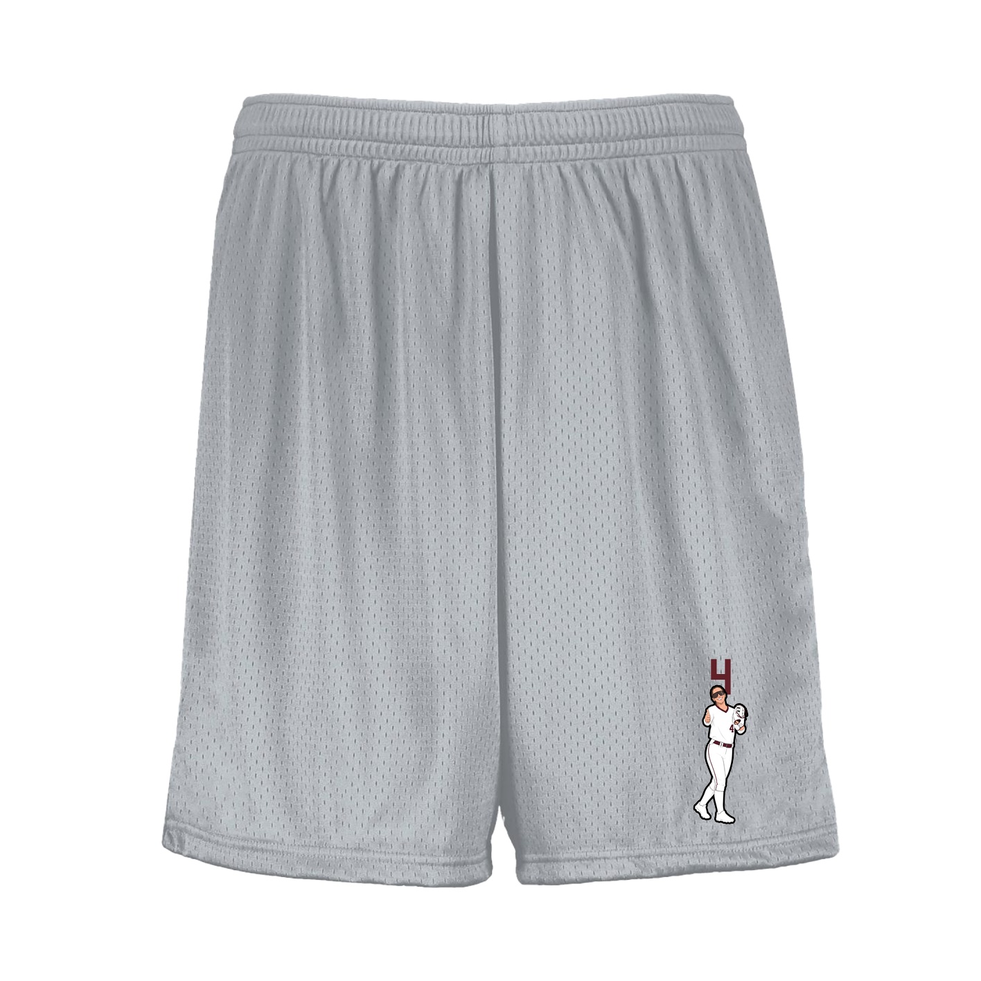 Shorts — Number Top in Silver