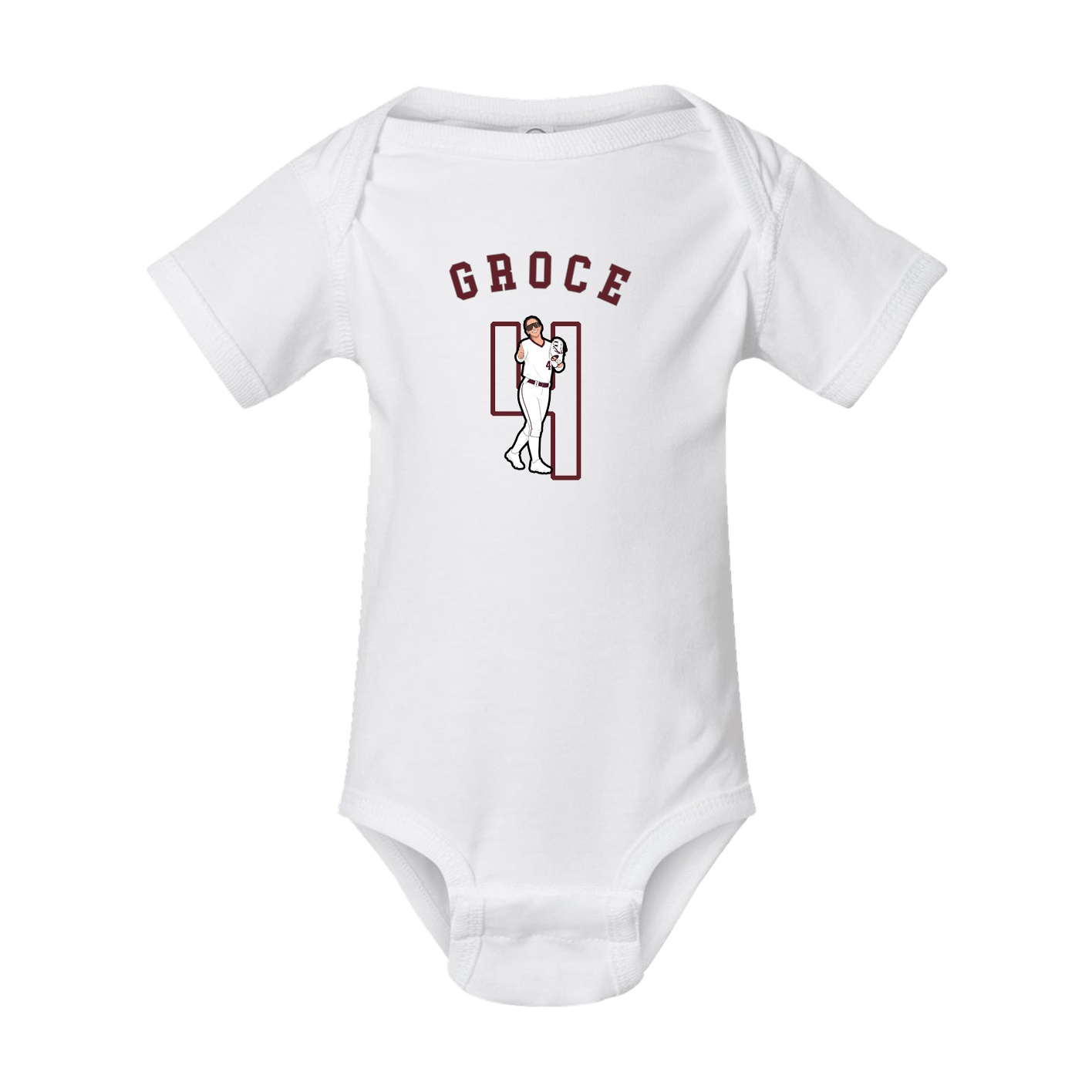 Baby Onesie — Shirsey Arch in White