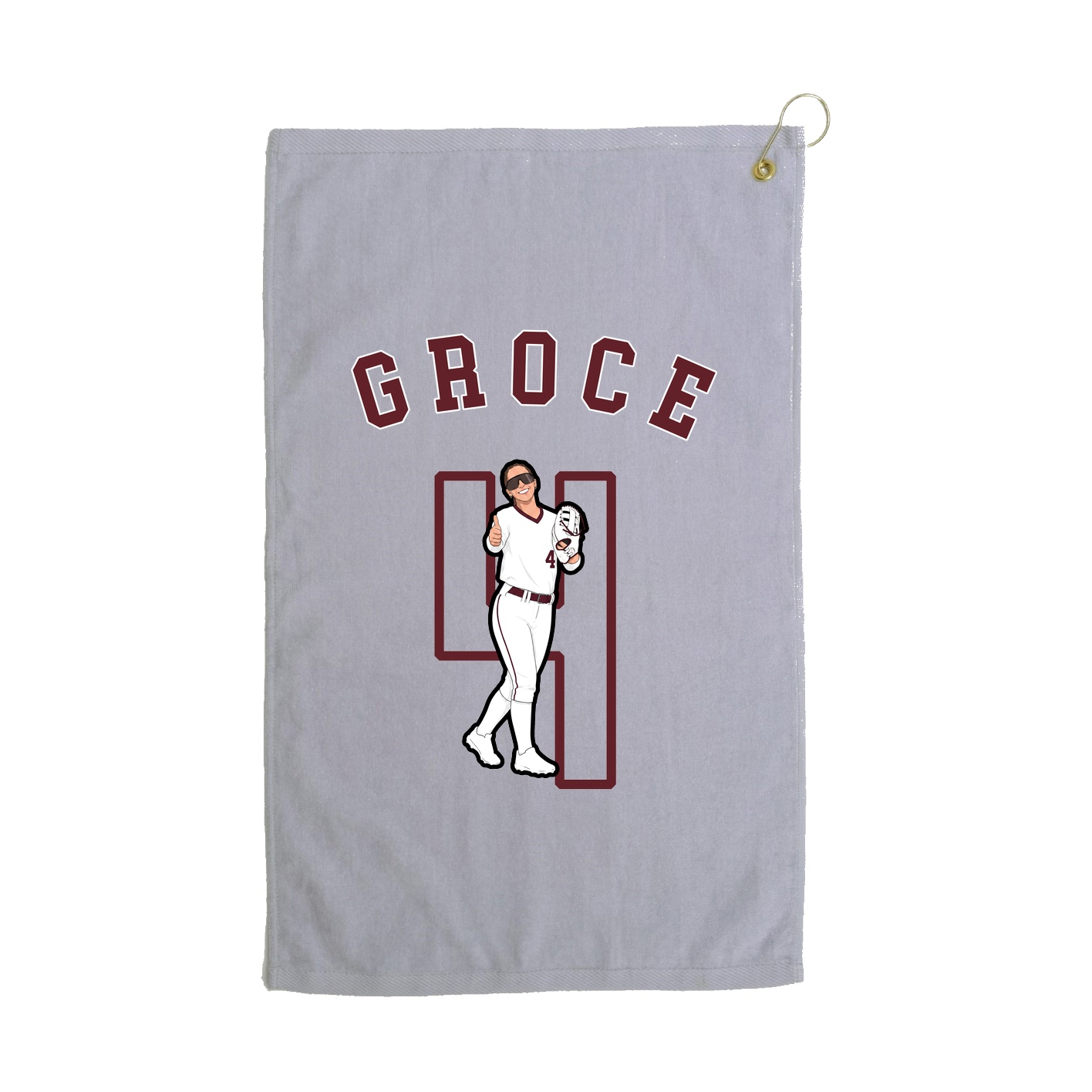 Golf Towel — Shirsey Arch in Grey