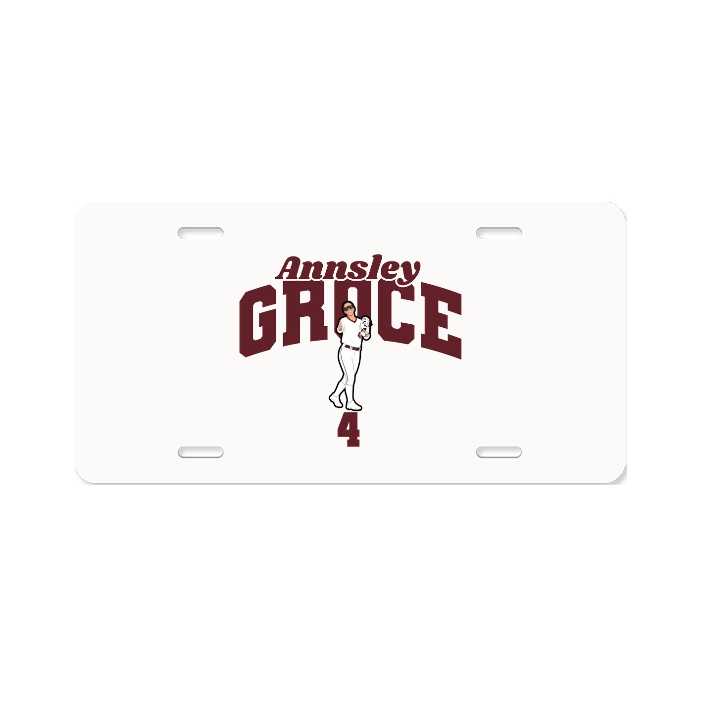 License Plate — Signature Arch in Classic