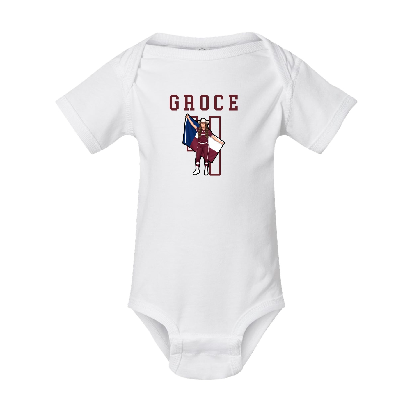 Baby Onesie — Shirsey in White