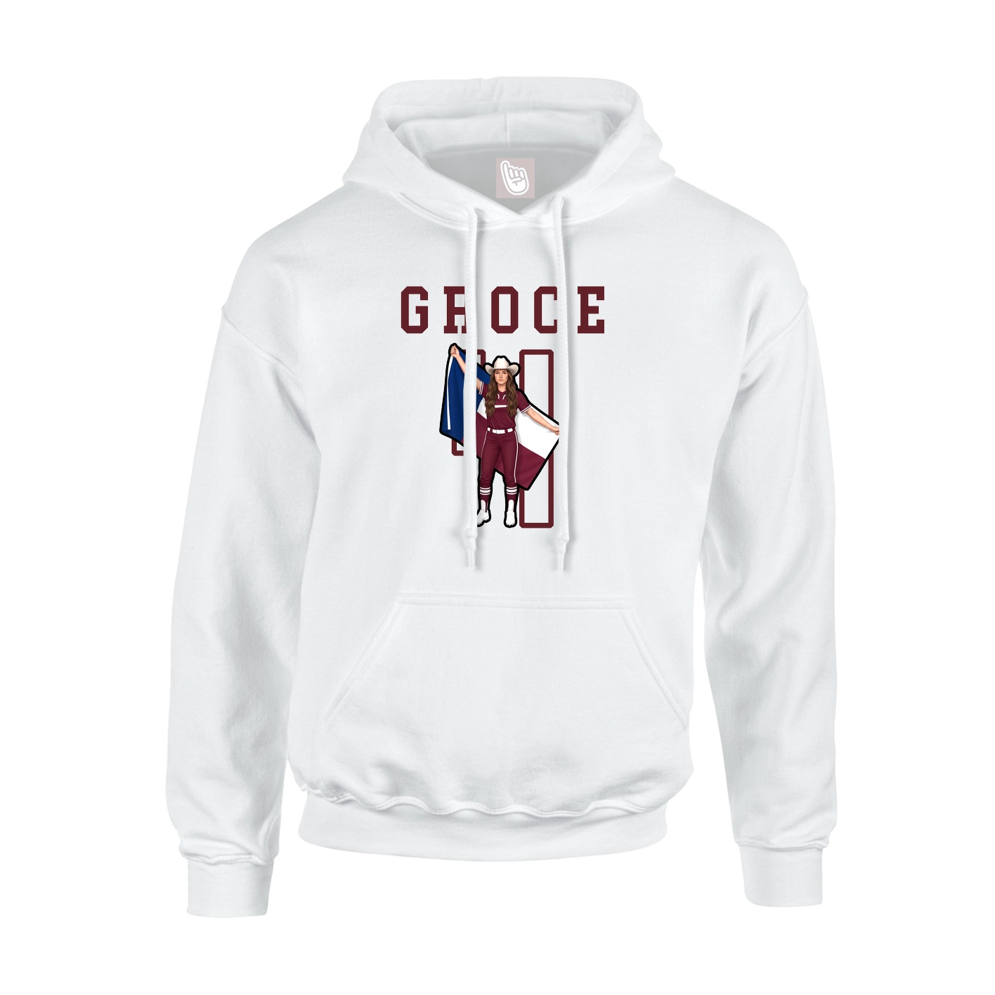 Youth Hoodie — Shirsey in White