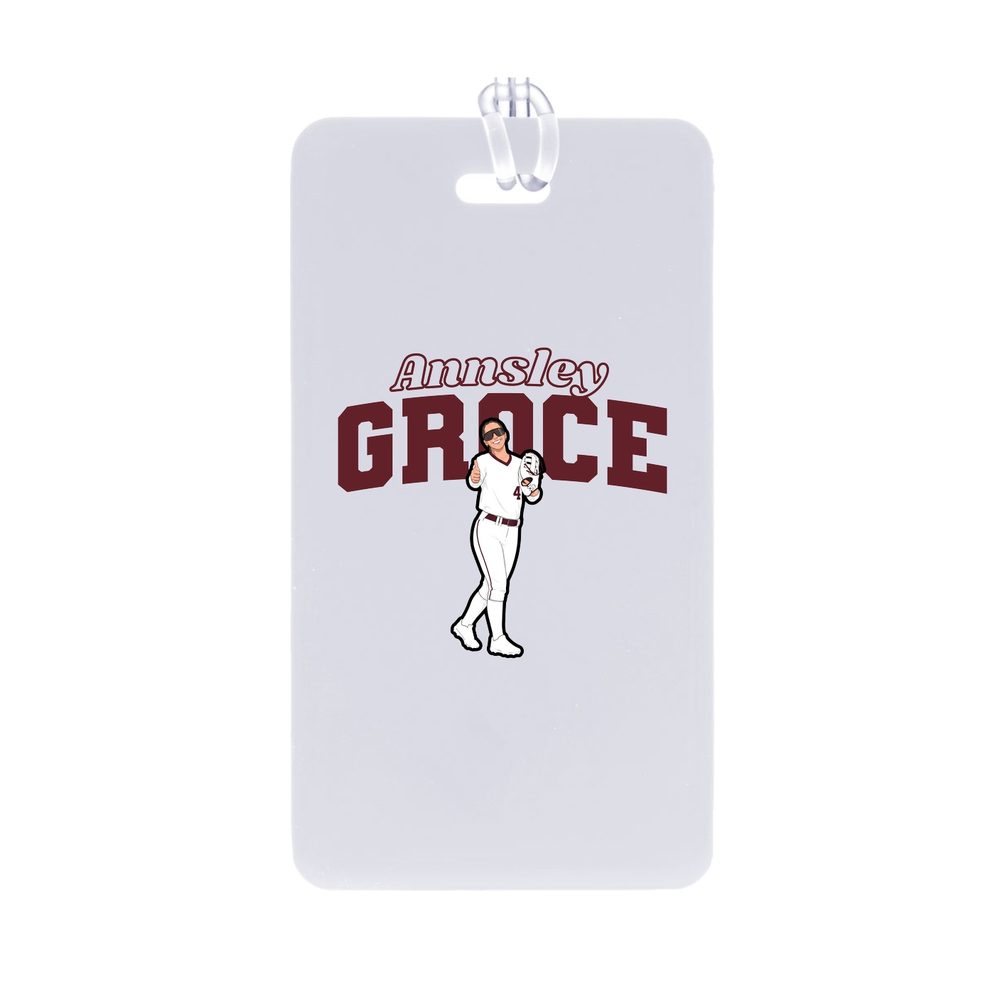 Bag Tag — Name Arch in Classic