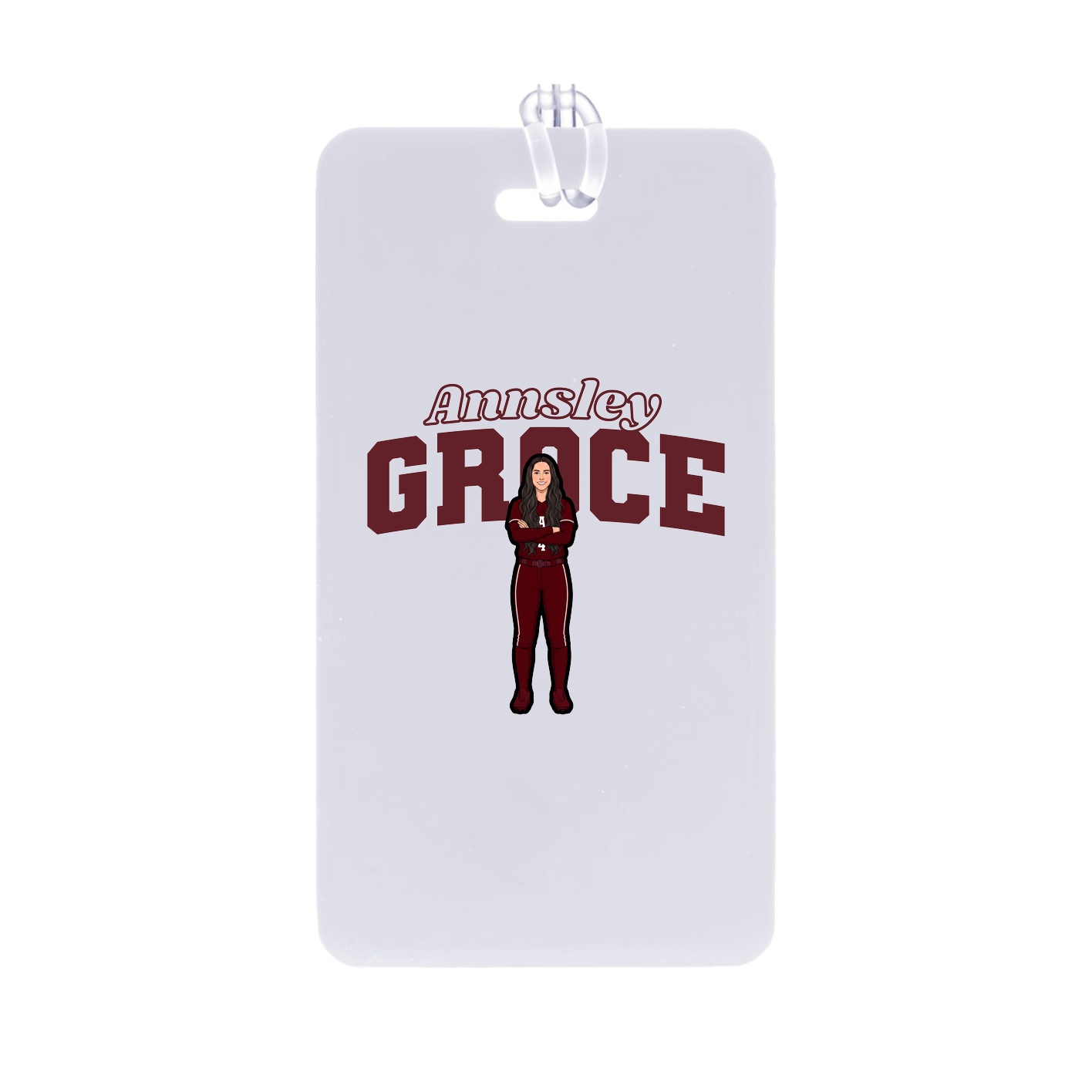 Bag Tag — Name Arch in Classic