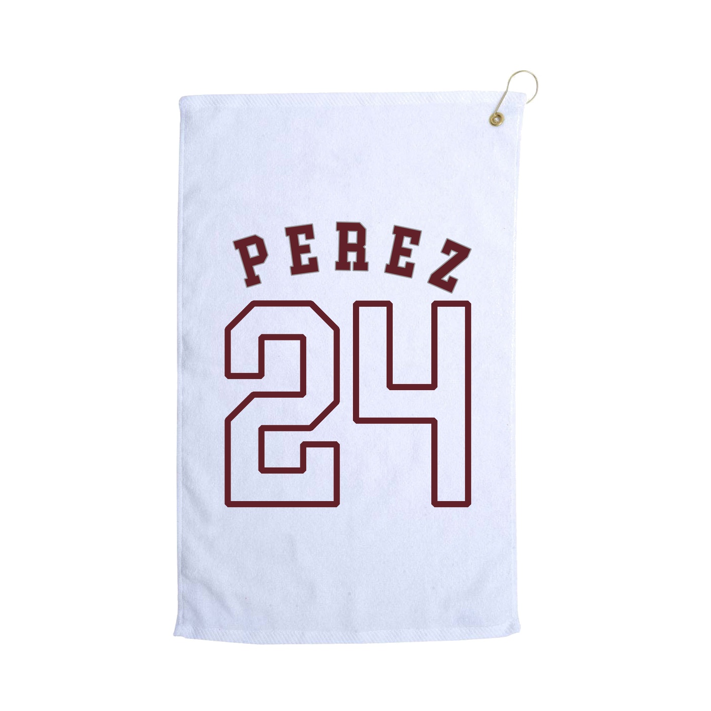 Golf Towel — Shirsey Arch in White
