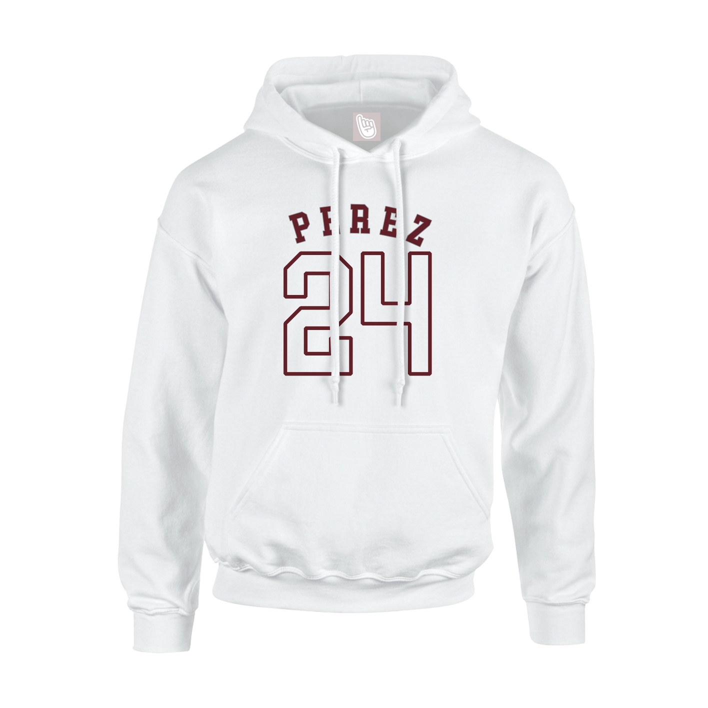 Hoodie — Shirsey Arch in White