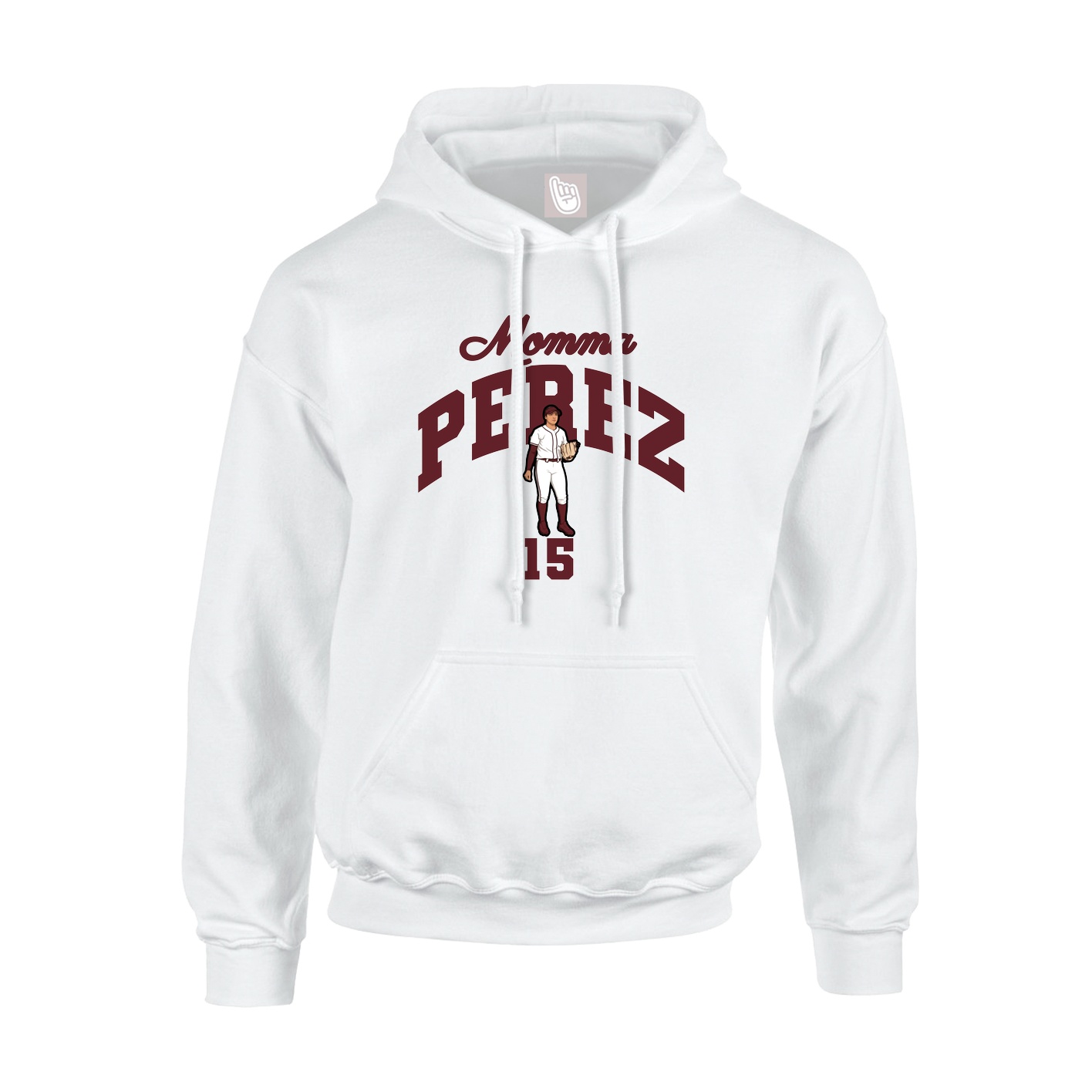 Youth Hoodie — Mothers Day Arch in White