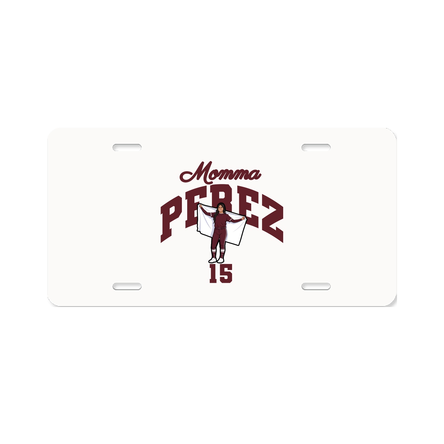 License Plate — Mothers Day Arch in Classic