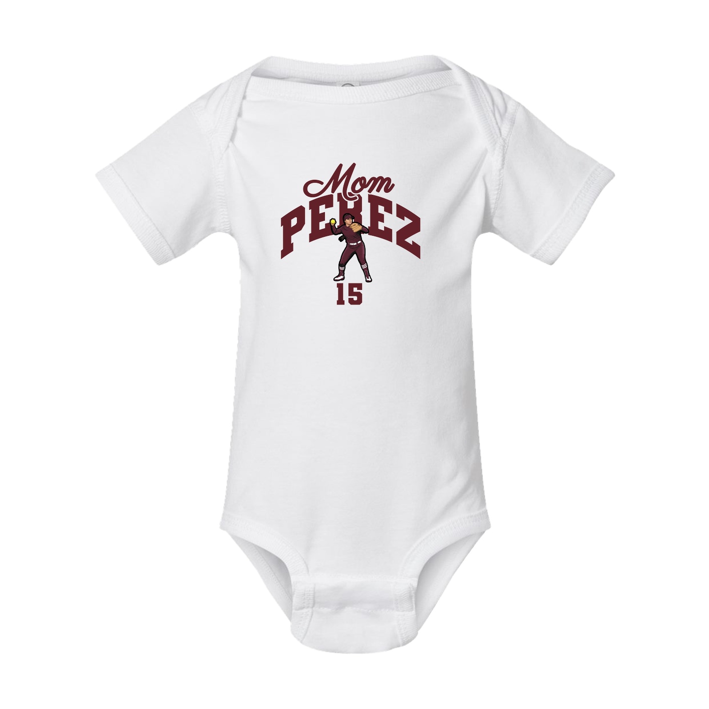 Baby Onesie — Mothers Day Arch in White