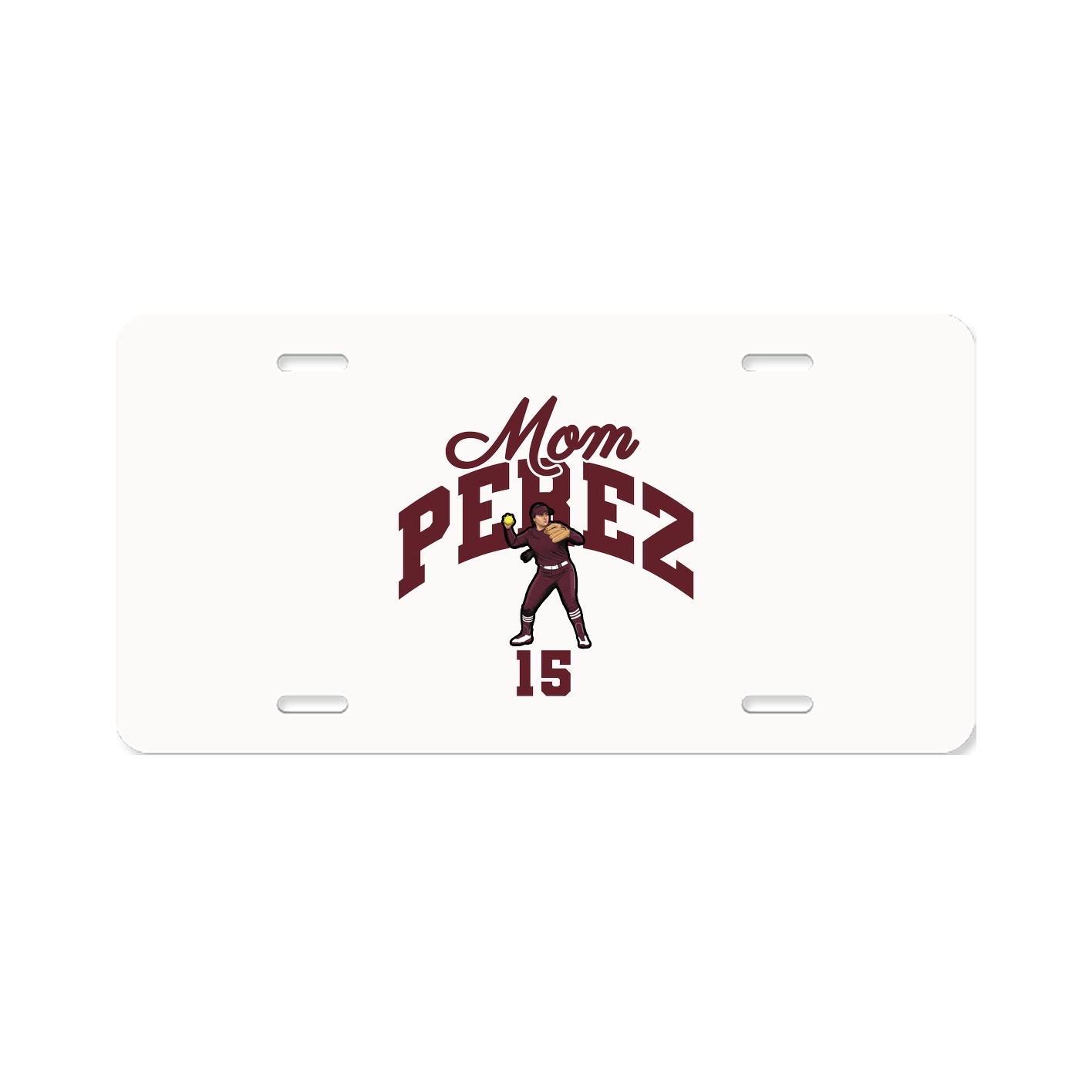 License Plate — Mothers Day Arch in Classic