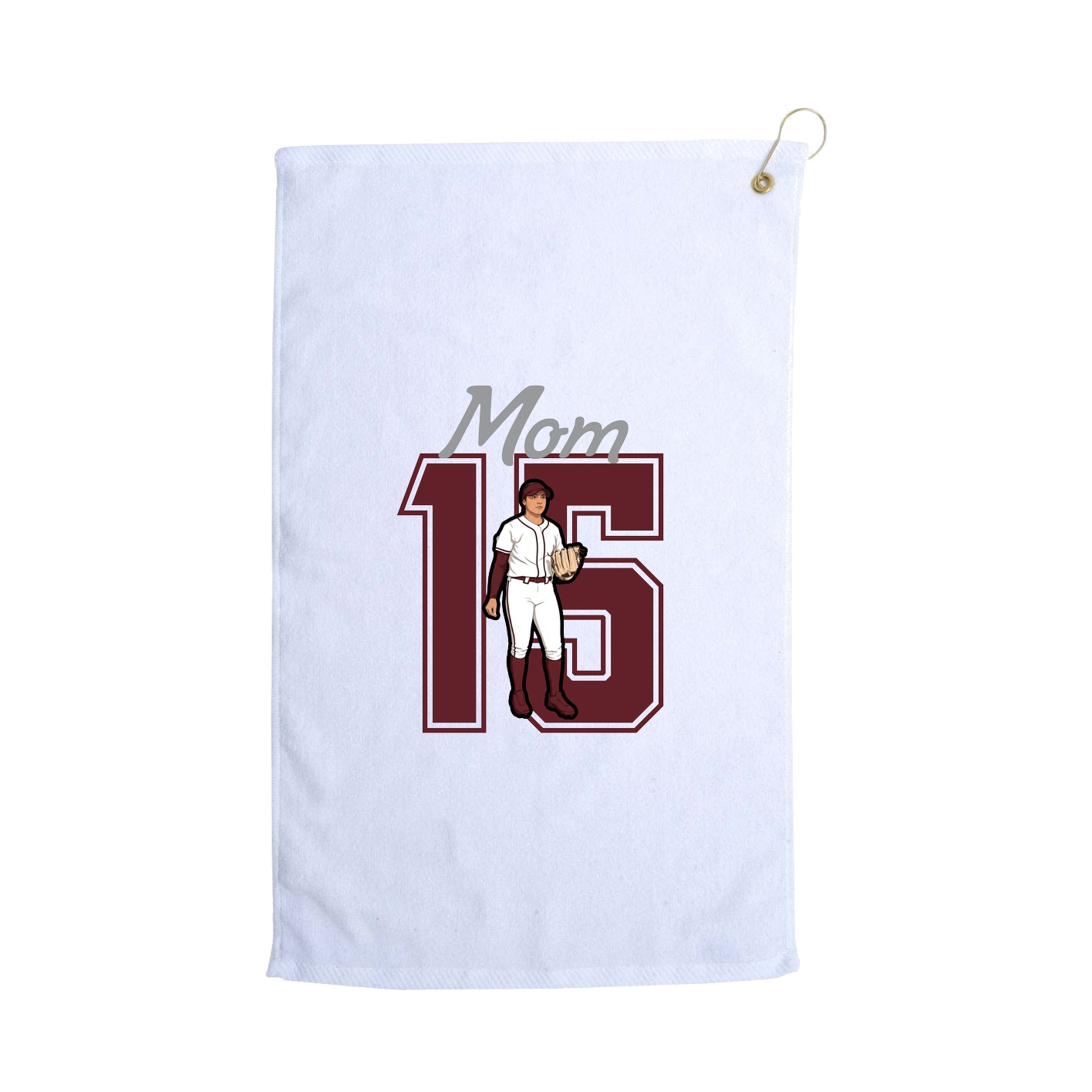 Golf Towel — Mothers Day Shirsey in White
