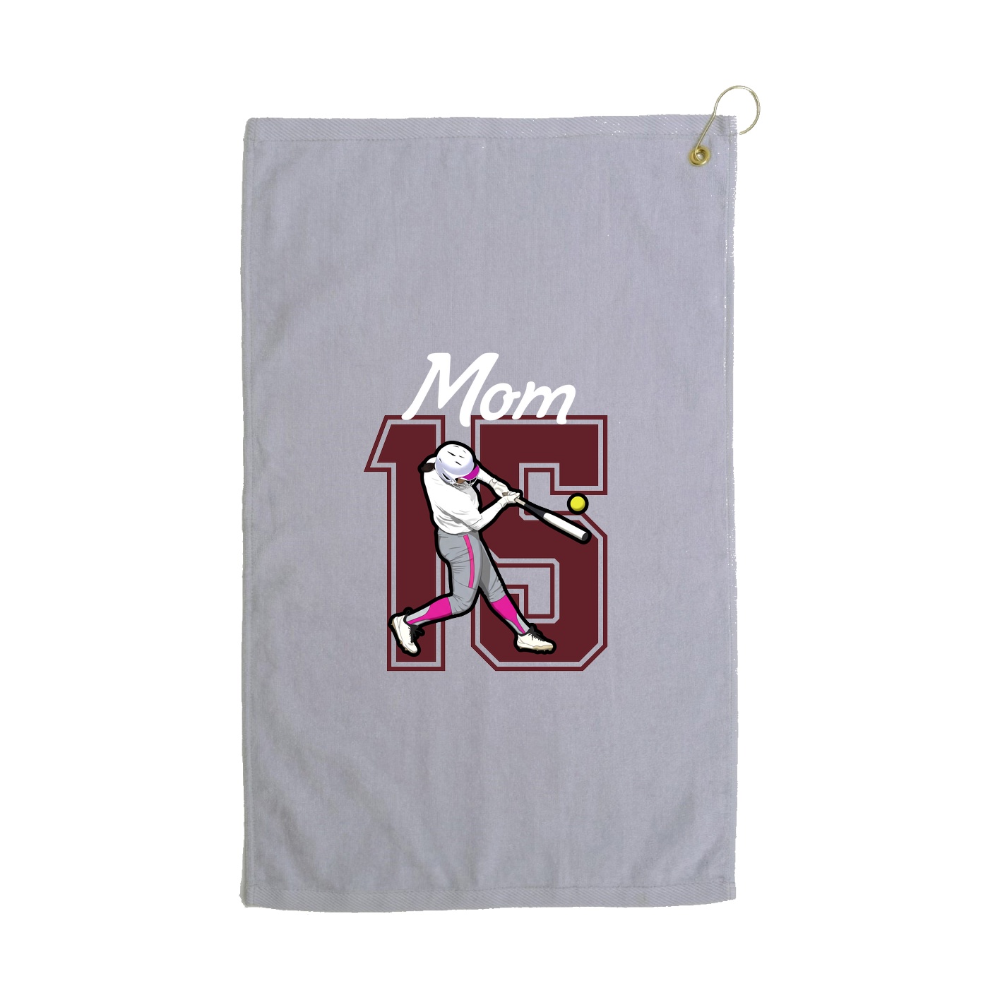 Golf Towel — Mothers Day Shirsey in Grey