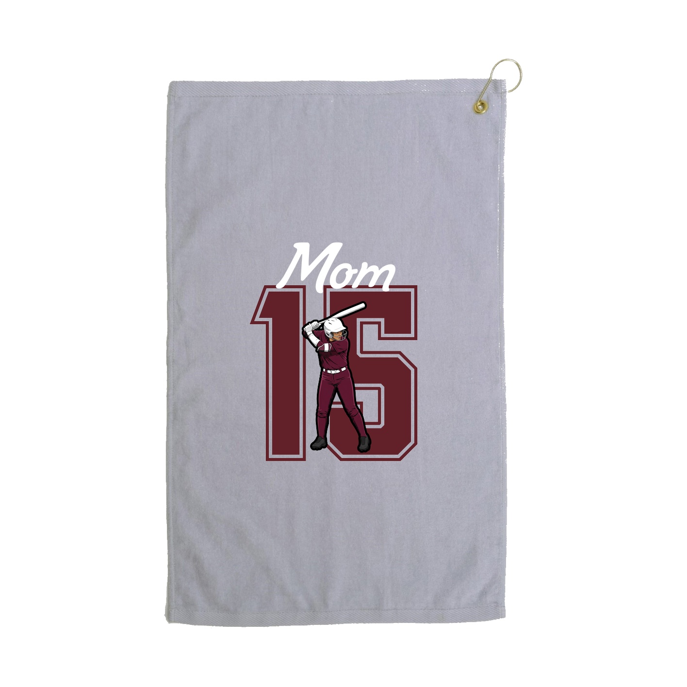 Golf Towel — Mothers Day Shirsey in Grey