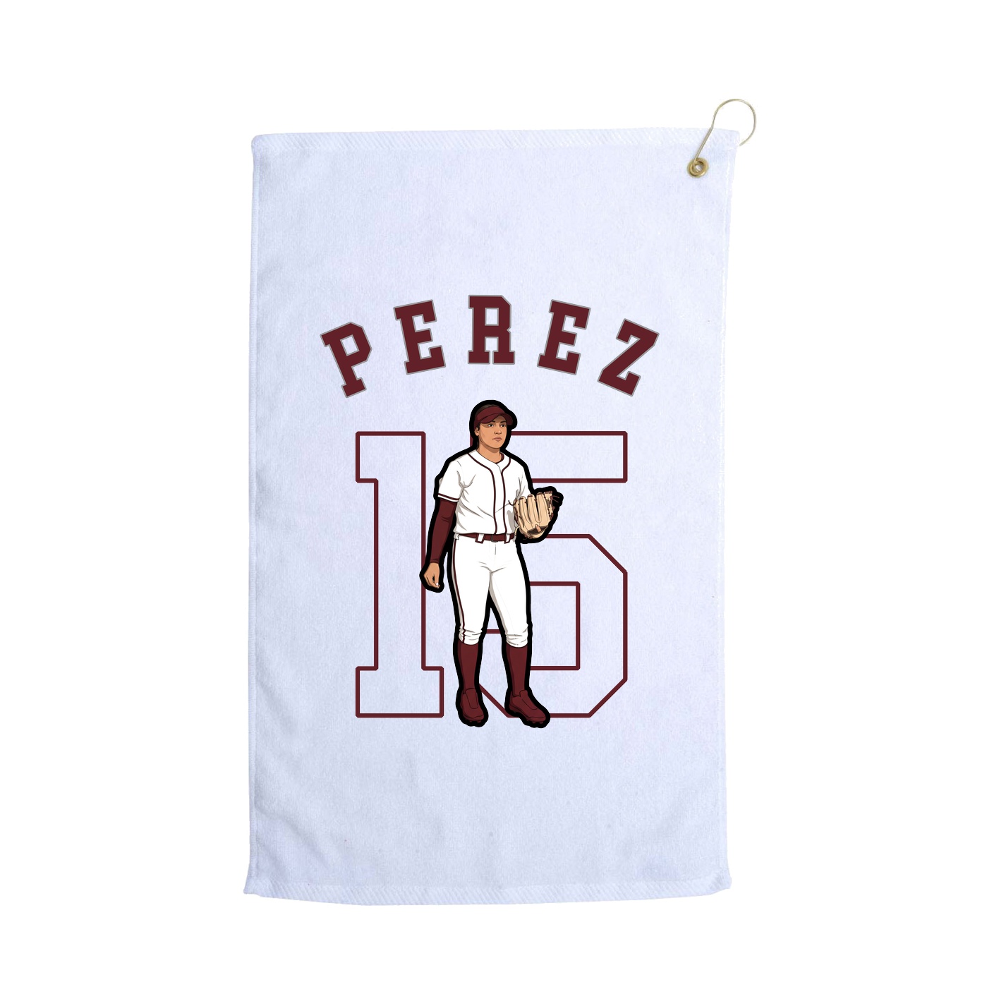 Golf Towel — Shirsey Arch in White