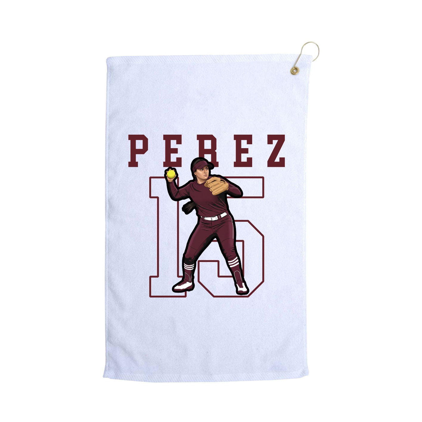 Golf Towel — Shirsey in White