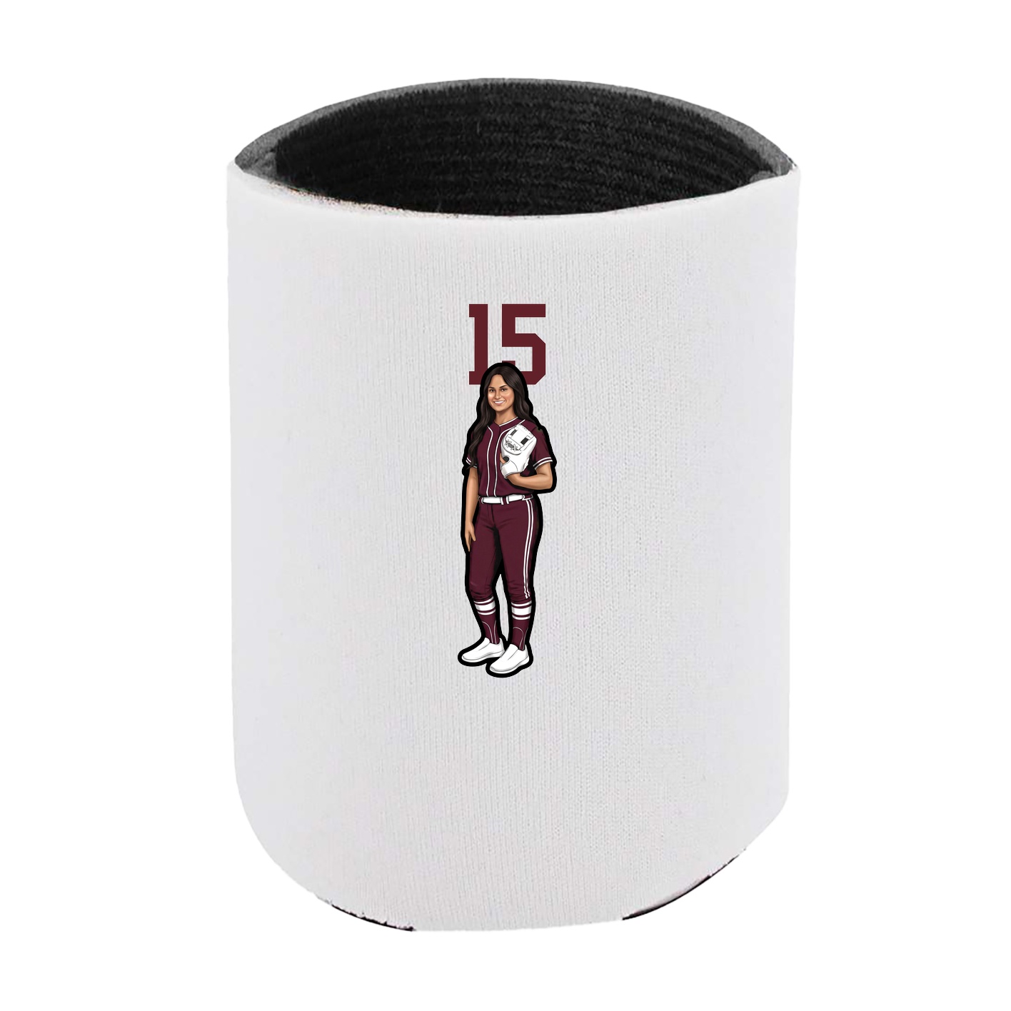Can Holder — Number Top in White