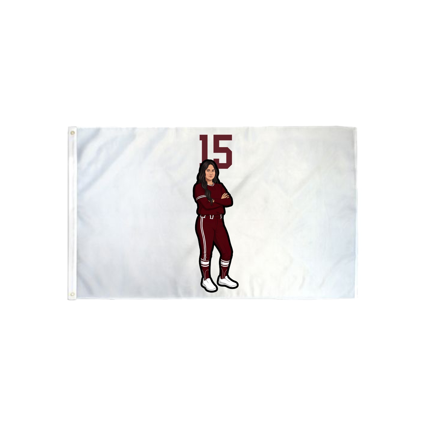 3x5 Flag — Number Top in Classic