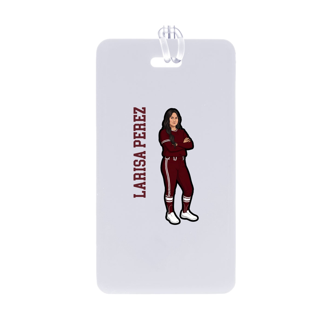 Bag Tag — Name Vertical in Classic