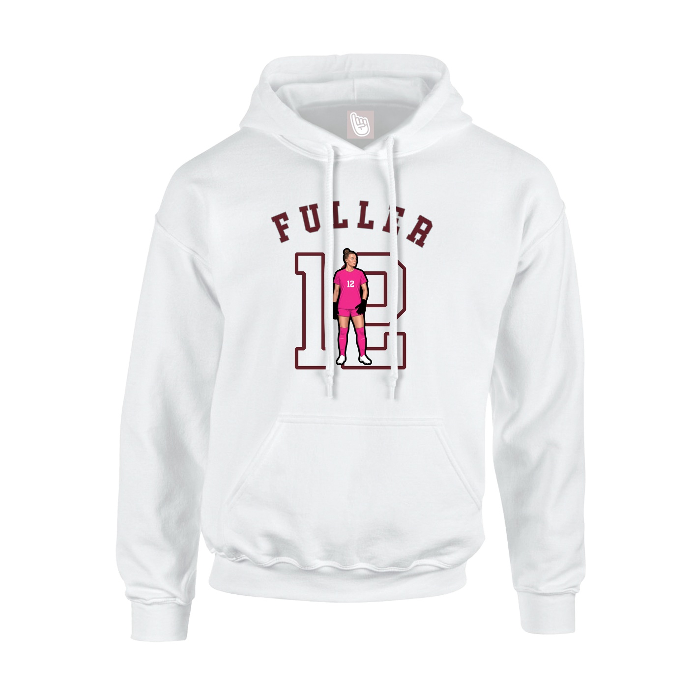 Hoodie — Shirsey Arch in White