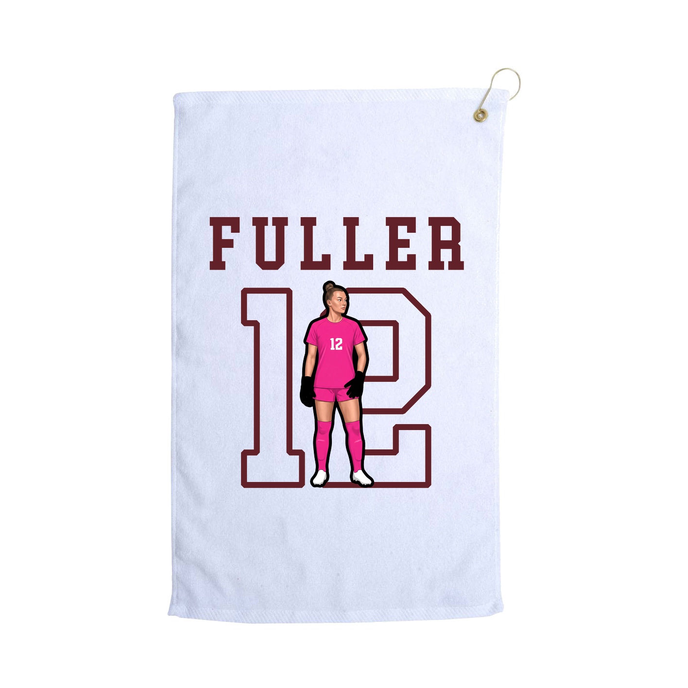 Golf Towel — Shirsey in White