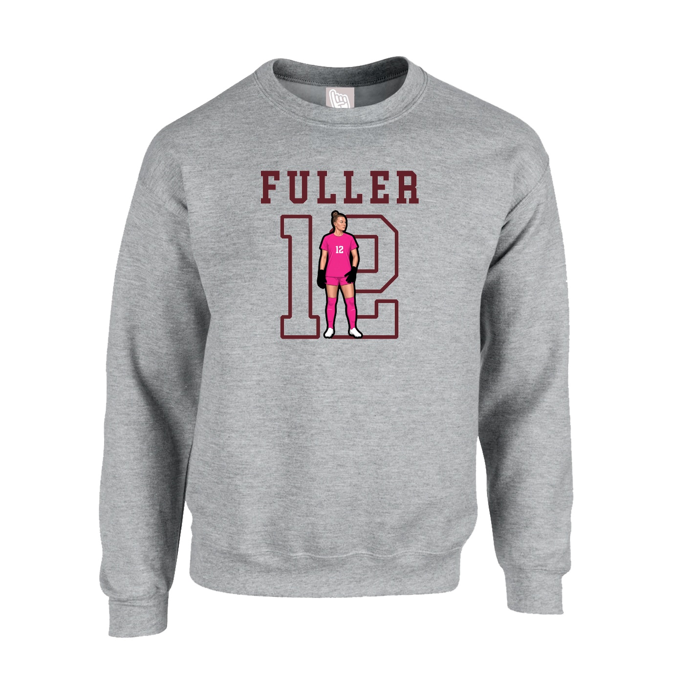 Fleece Crew — Shirsey in Grey