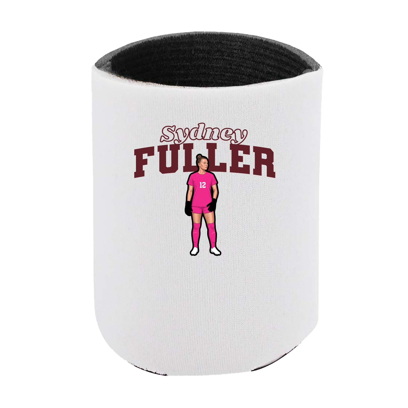 Can Holder — Name Arch in White