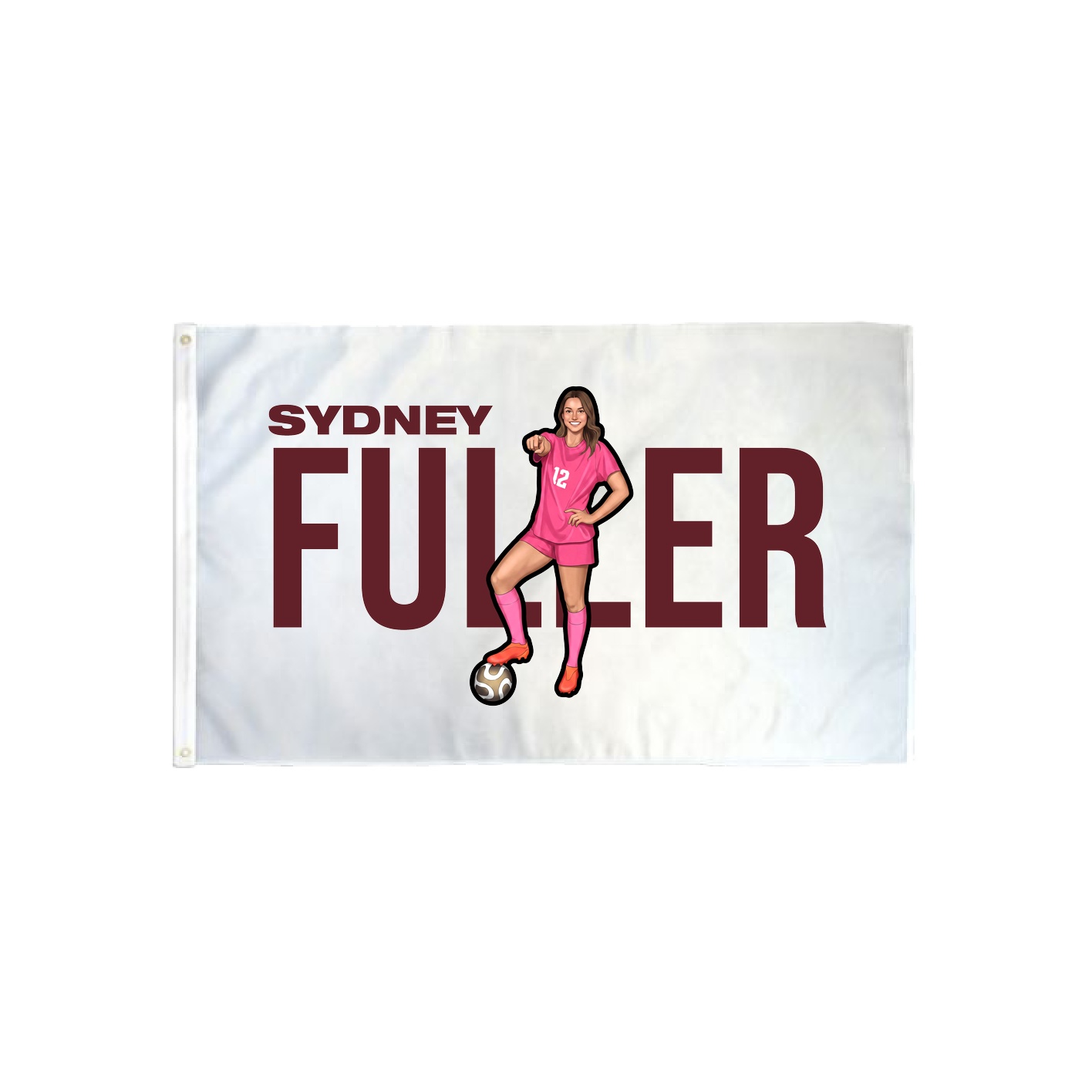 3x5 Flag — Player Name in Classic