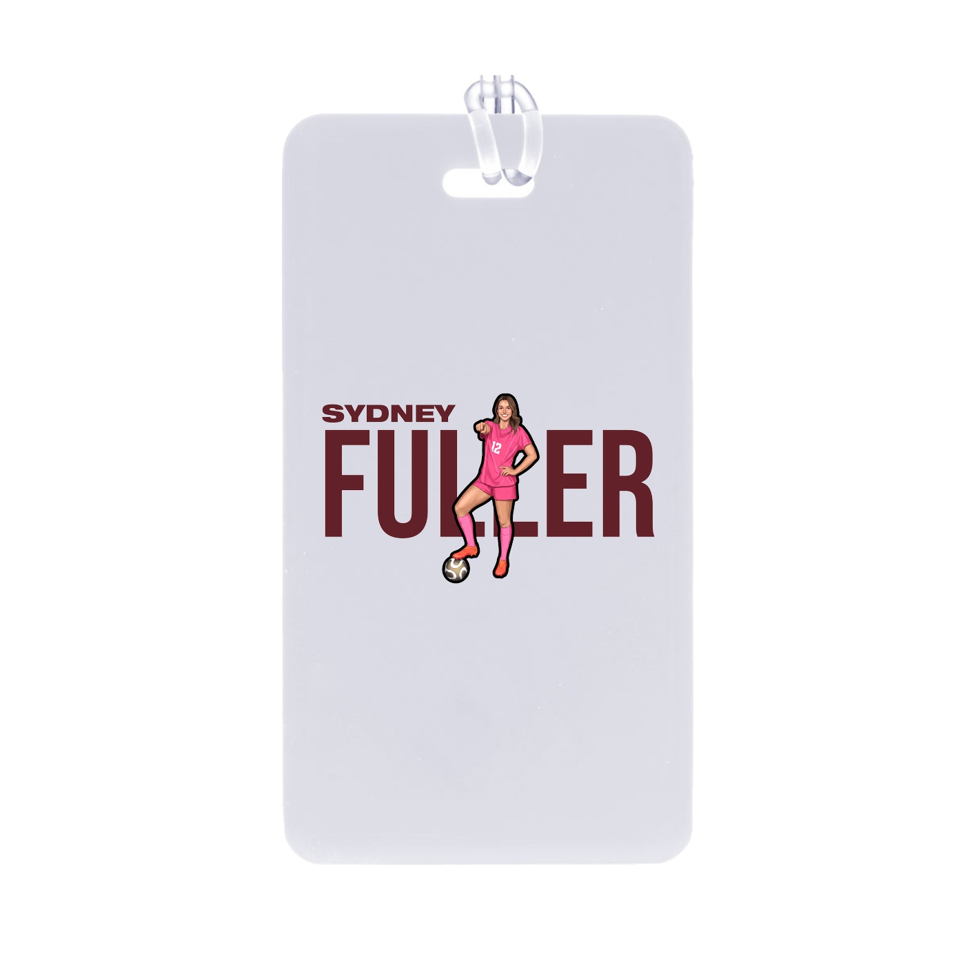 Bag Tag — Player Name in Classic