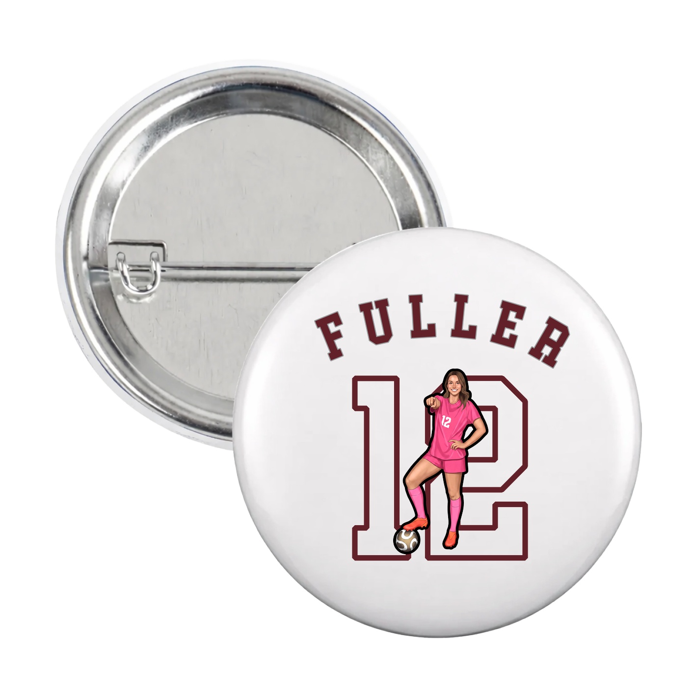 Game Day Button — Shirsey Arch in White