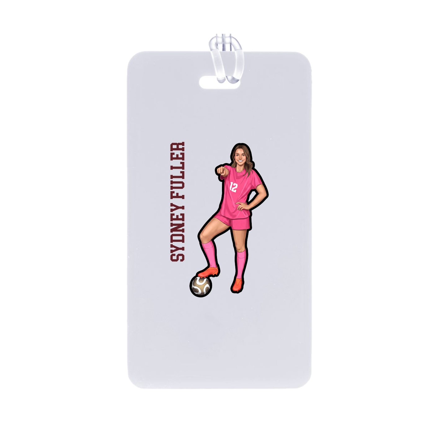 Bag Tag — Name Vertical in Classic