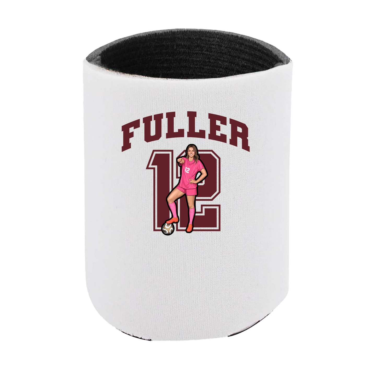 Can Holder — Number in White