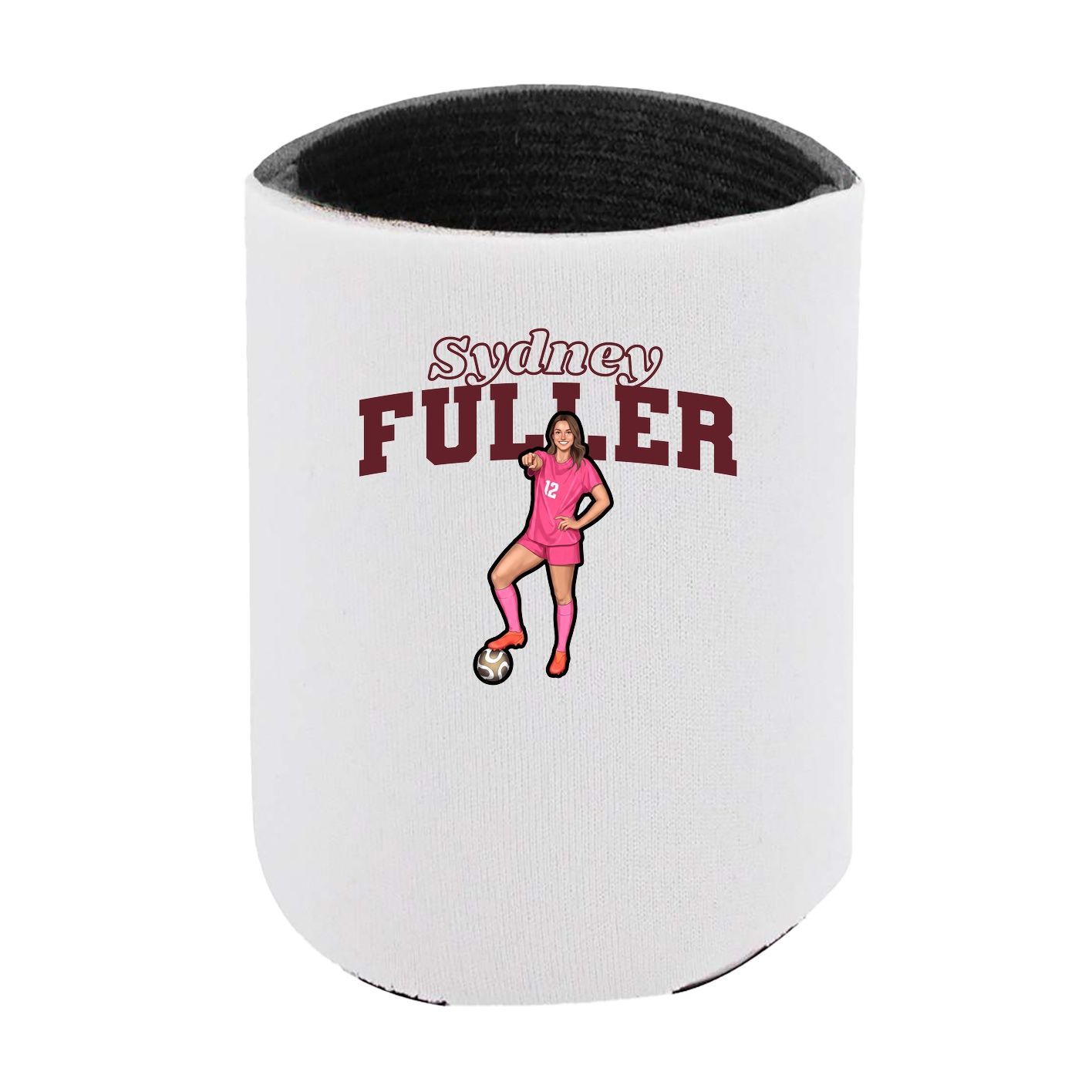 Can Holder — Name Arch in White