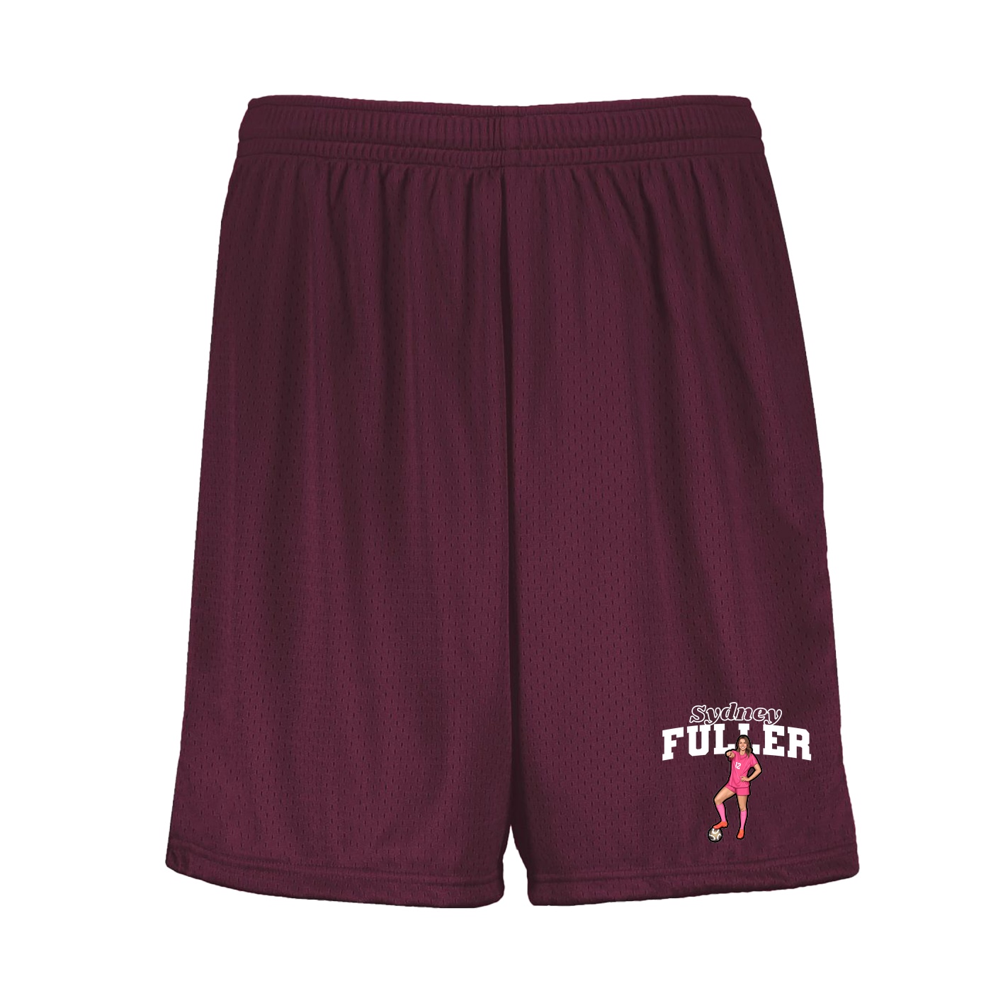 Shorts — Name Arch in Maroon