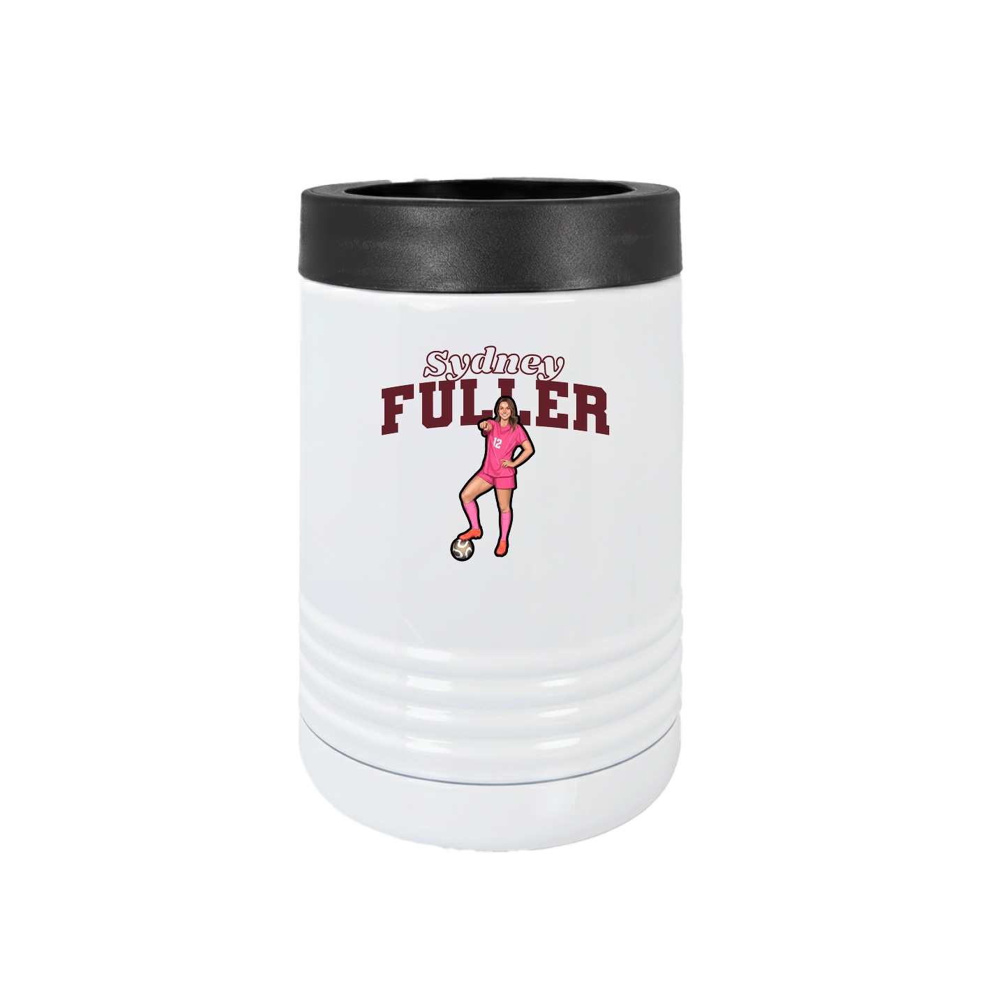 Beverage Holder — Name Arch in White