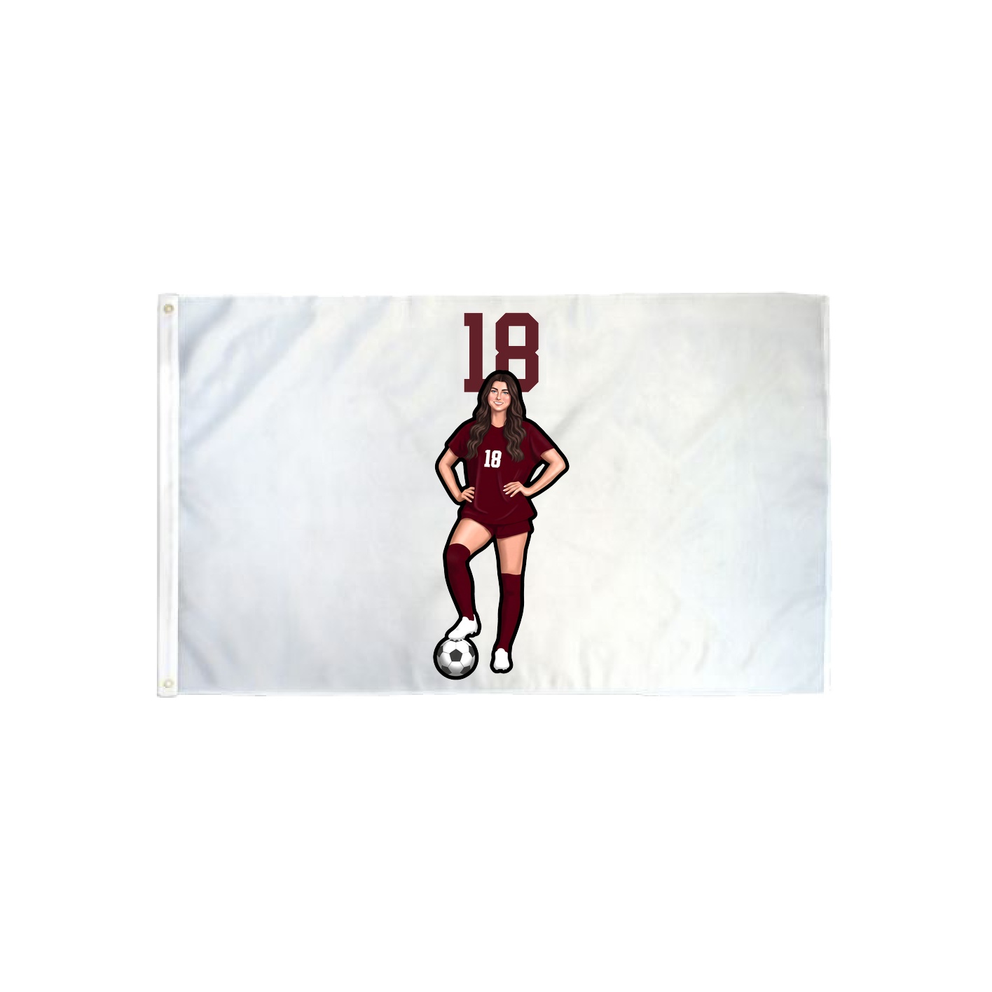 3x5 Flag — Number Top in Classic