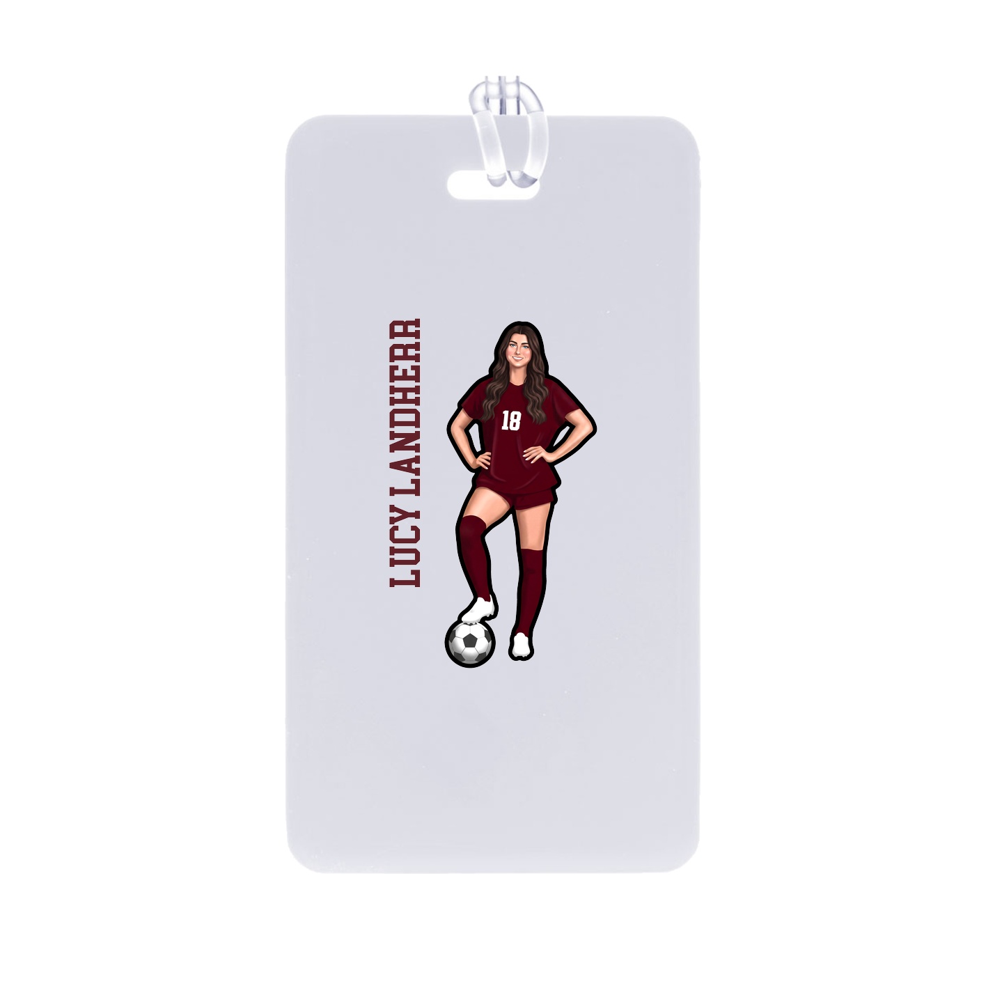 Bag Tag — Name Vertical in Classic