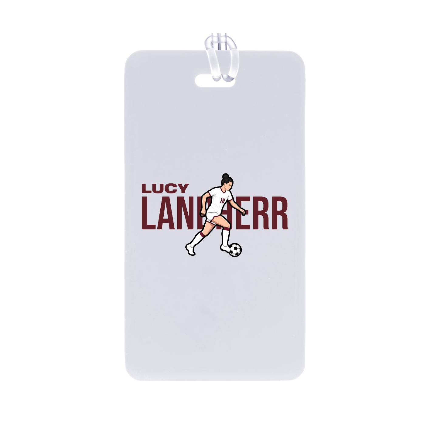 Bag Tag — Player Name in Classic
