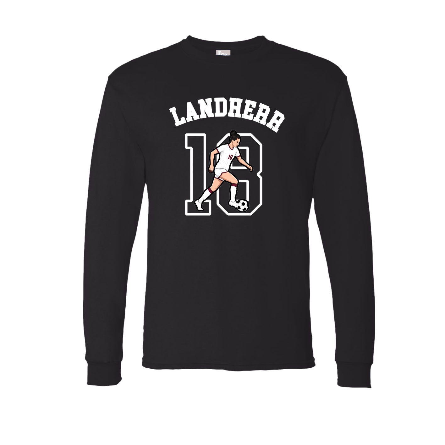Long Sleeve Tee — Shirsey Arch in Black