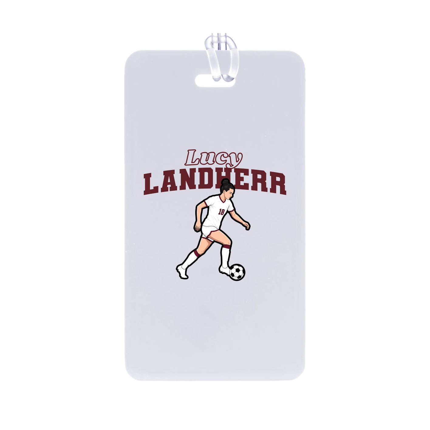 Bag Tag — Name Arch in Classic