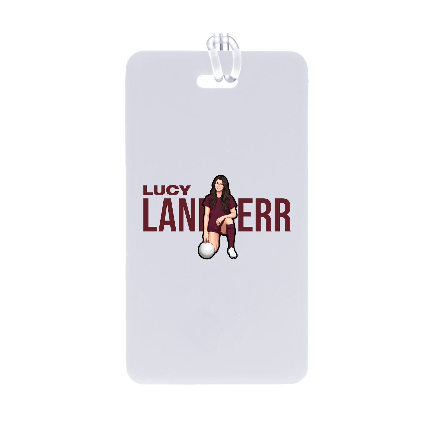 Bag Tag — Player Name in Classic